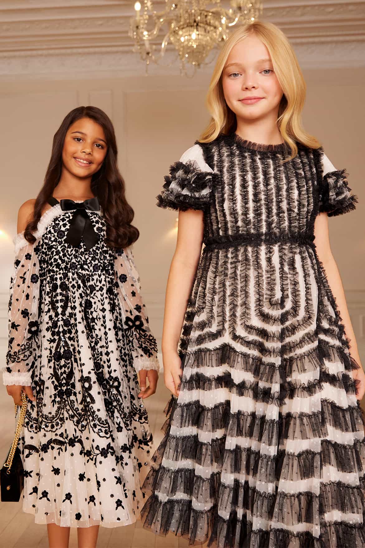 Adeline Off-Shoulder Kids Dress - Image 5