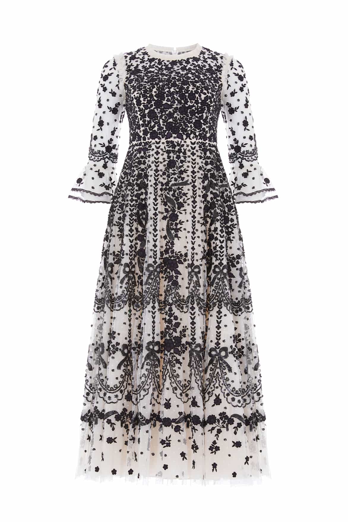 Adeline Round Neck Ankle Gown - Image 2