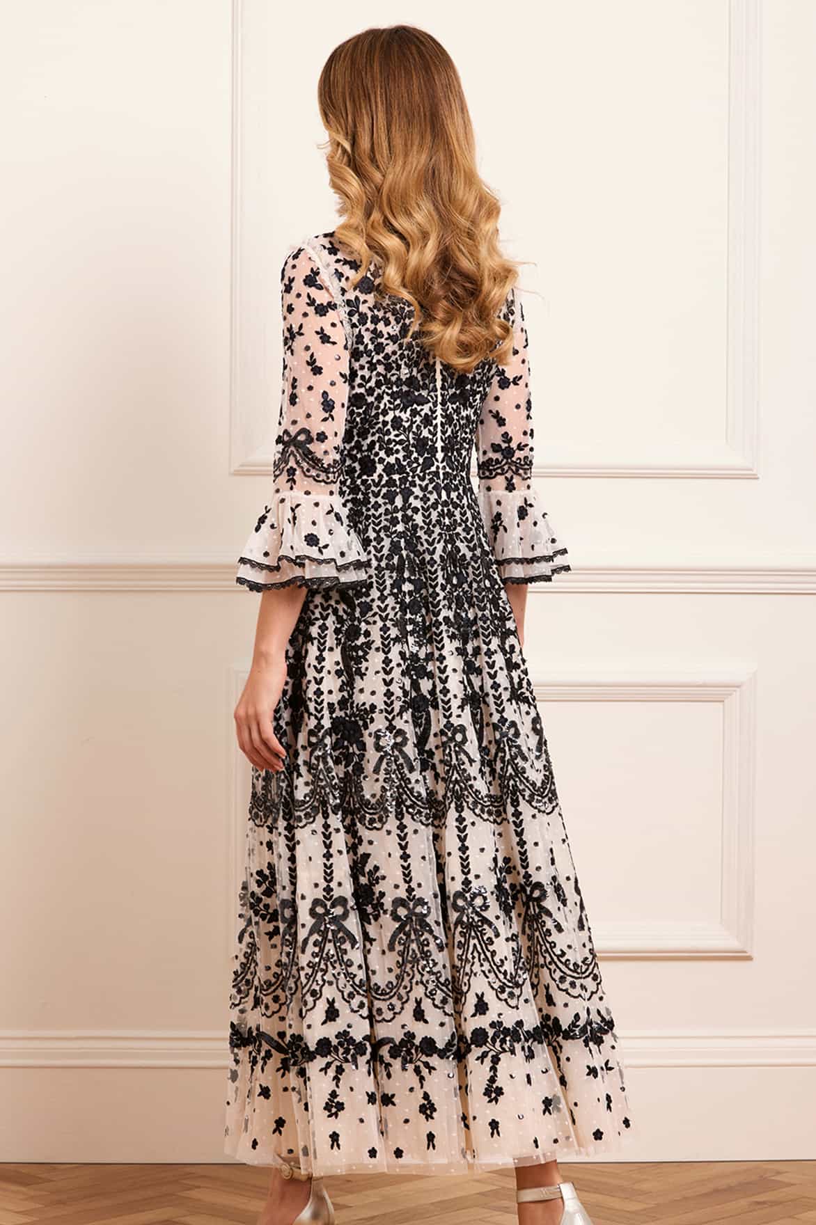 Adeline Round Neck Ankle Gown - Image 5