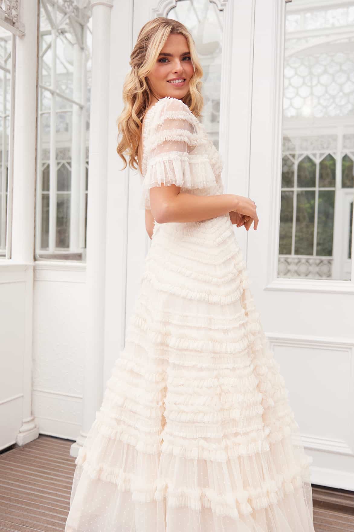Amara Ruffle Gown
