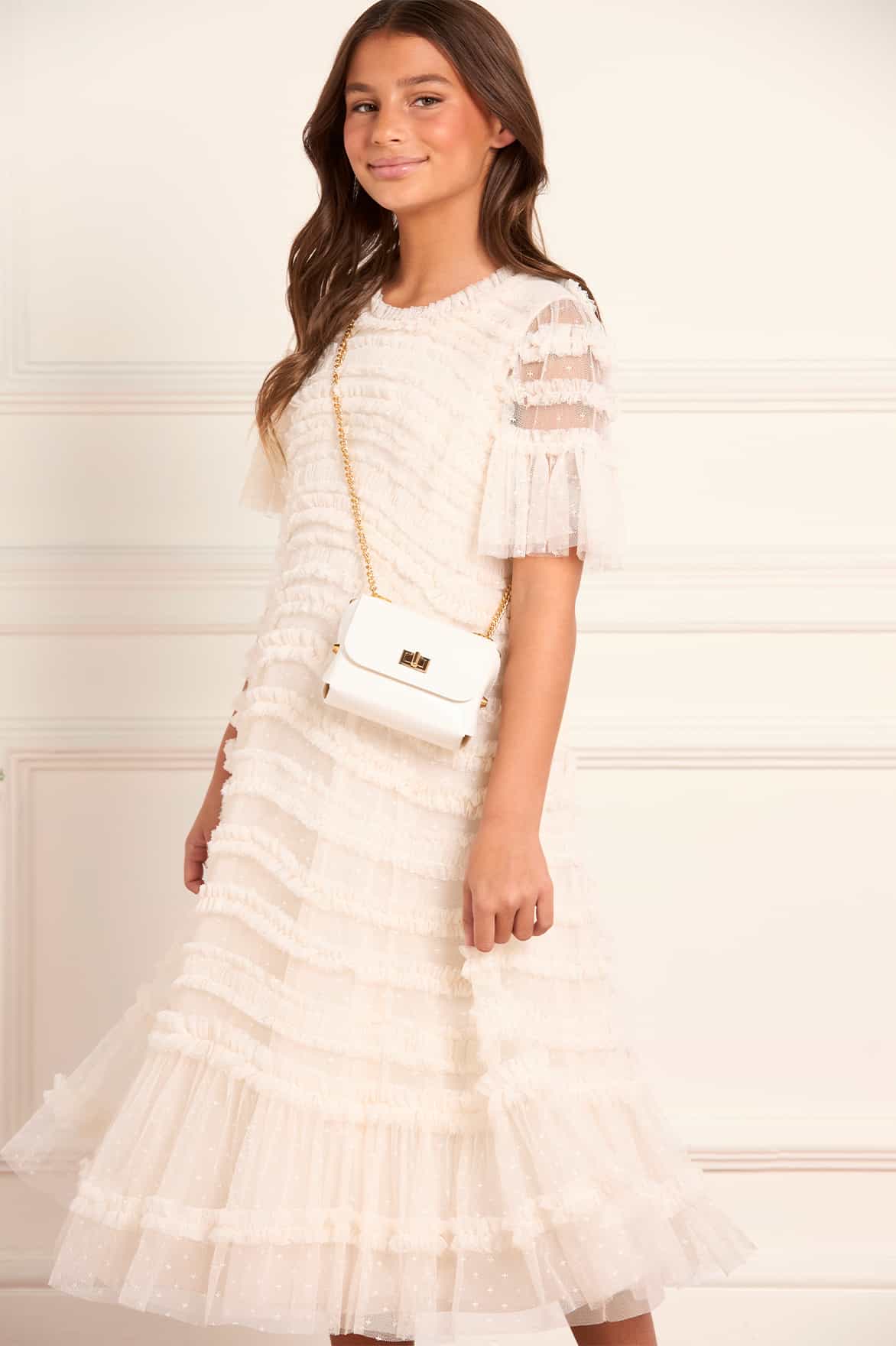 Amara Ruffle Kids Dress - Image 3