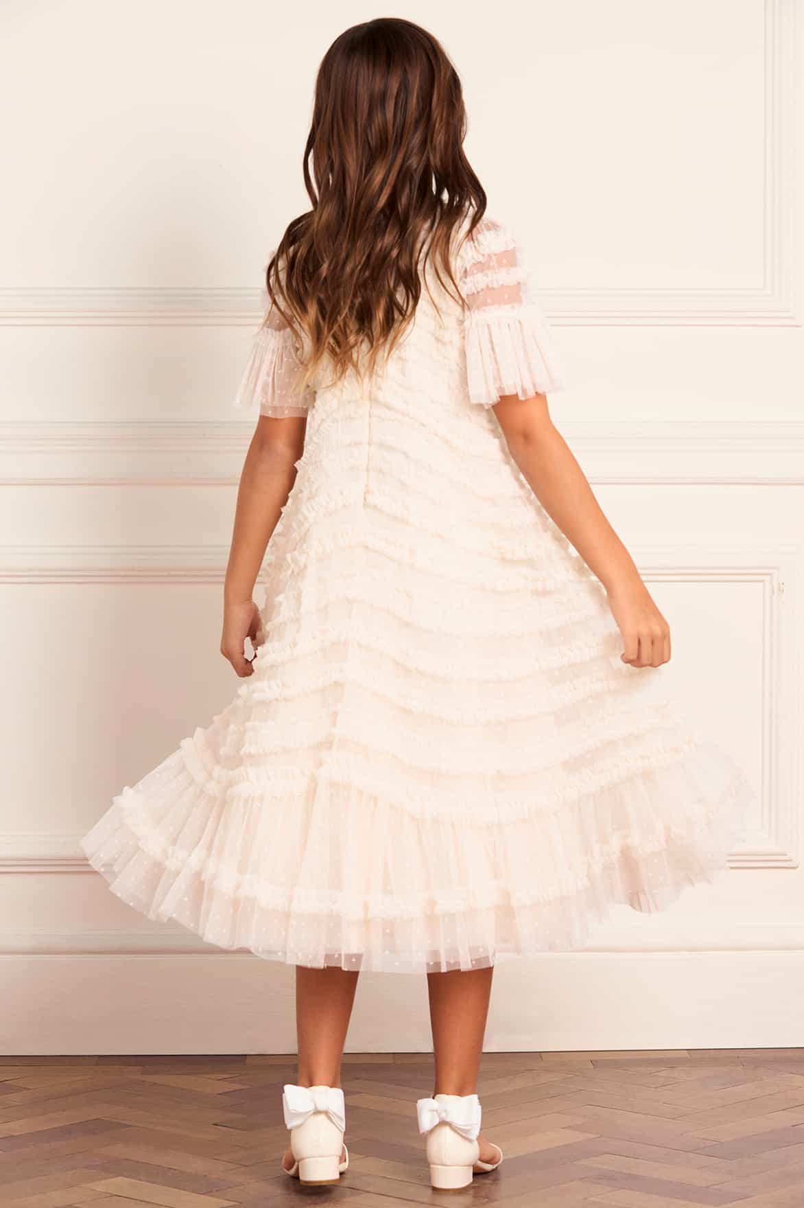 Amara Ruffle Kids Dress - Image 4
