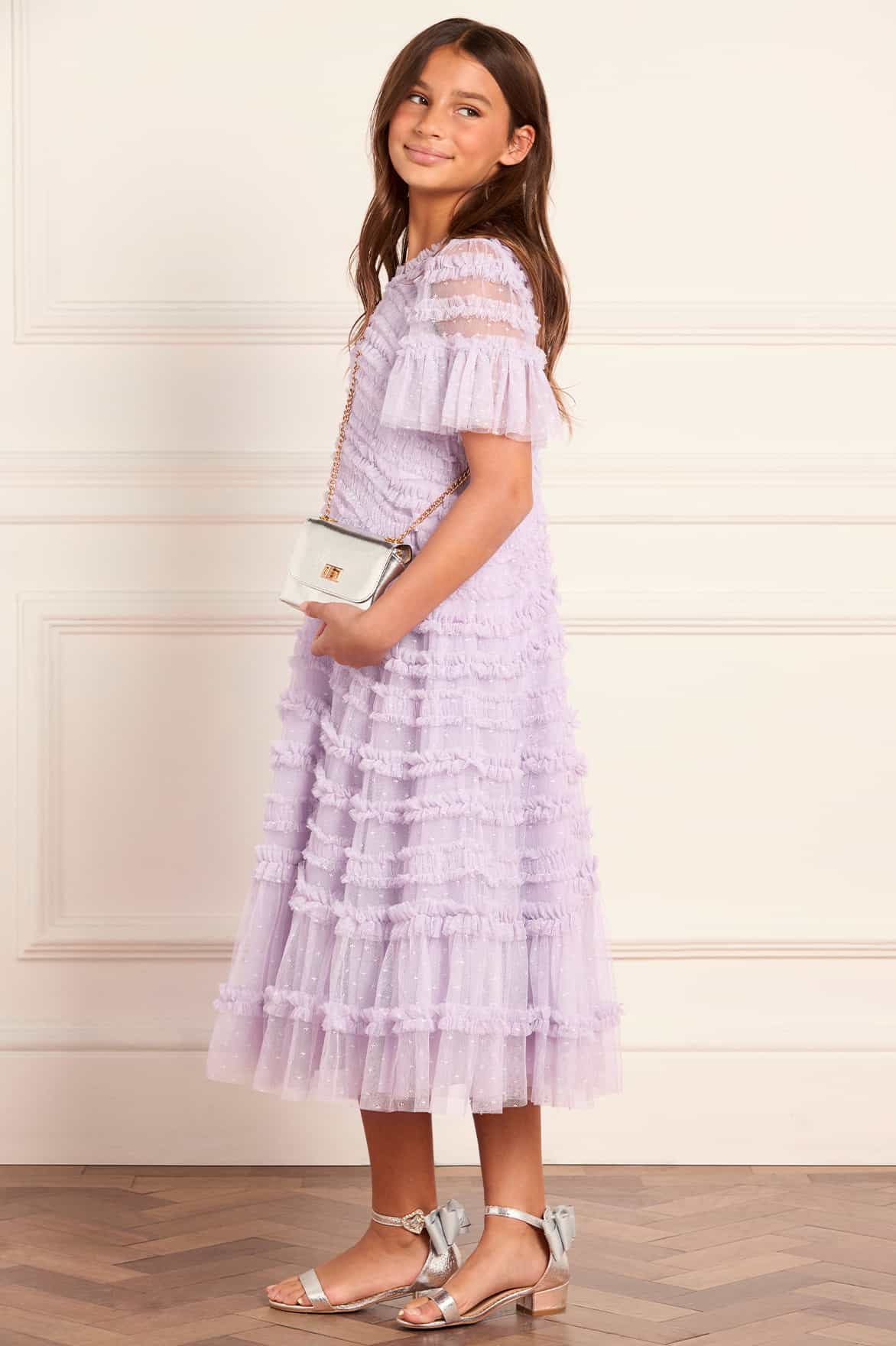 Amara Ruffle Kids Dress - Image 3