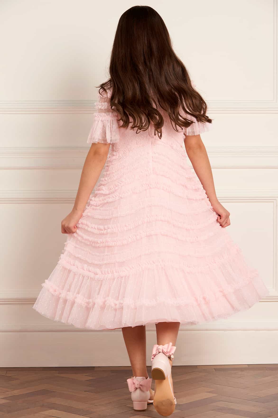 Amara Ruffle Kids Dress - Image 3