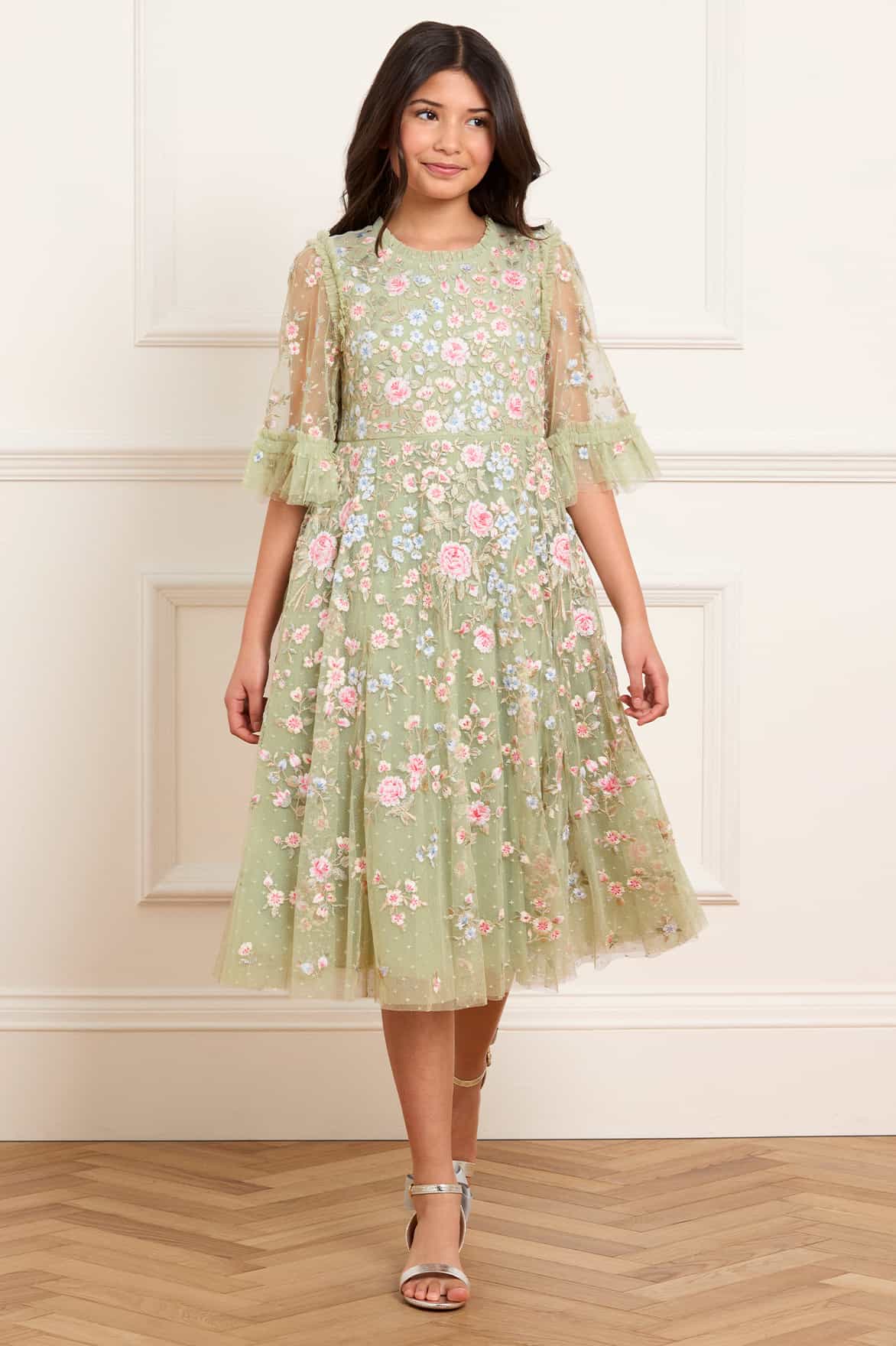 Antoinettes Floral Kids Dress - Image 3