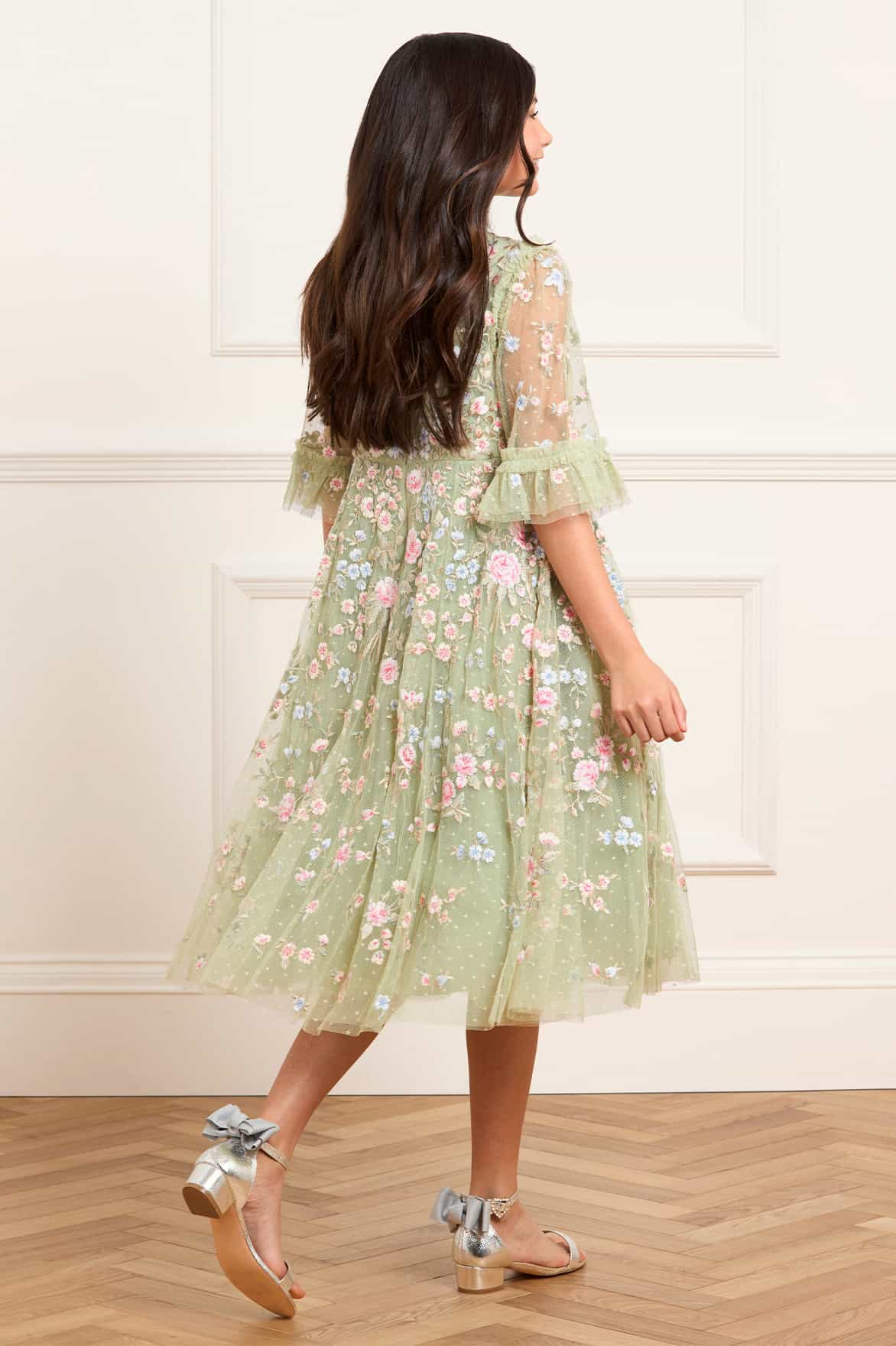 Antoinettes Floral Kids Dress - Image 4
