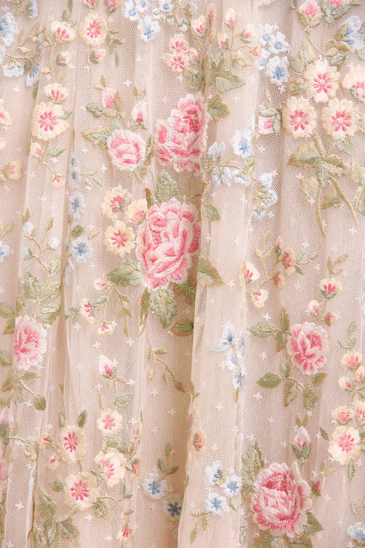 Antoinettes Floral Round Neck Ankle Gown - Image 4