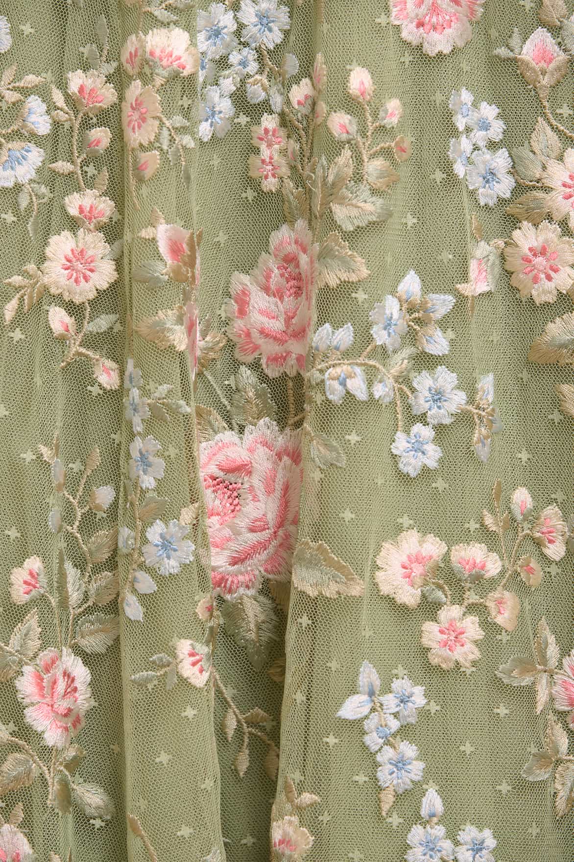 Antoinettes Floral Round Neck Ankle Gown - Image 4