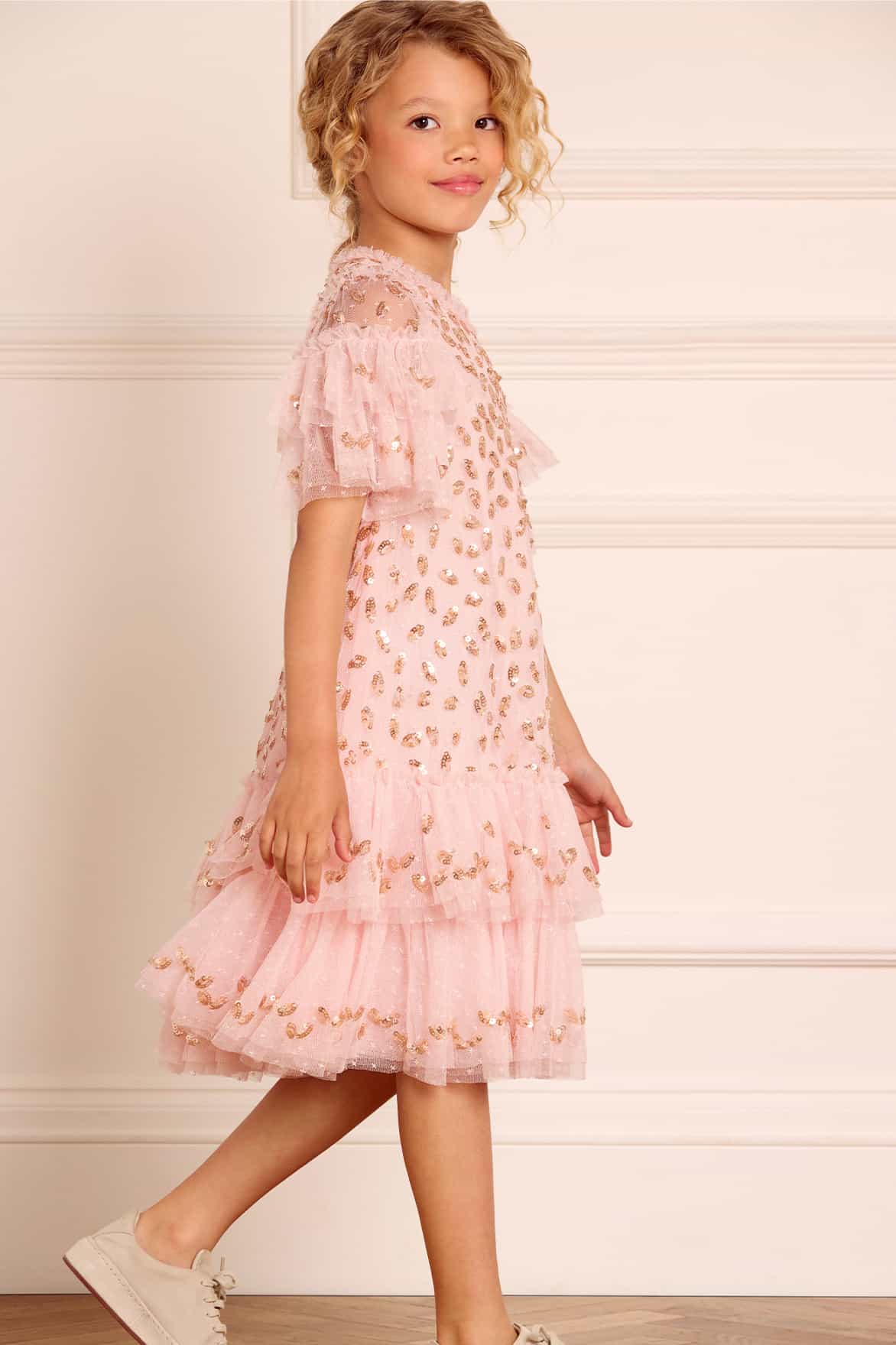 Autumn Leaves Kids Dress - Image 4
