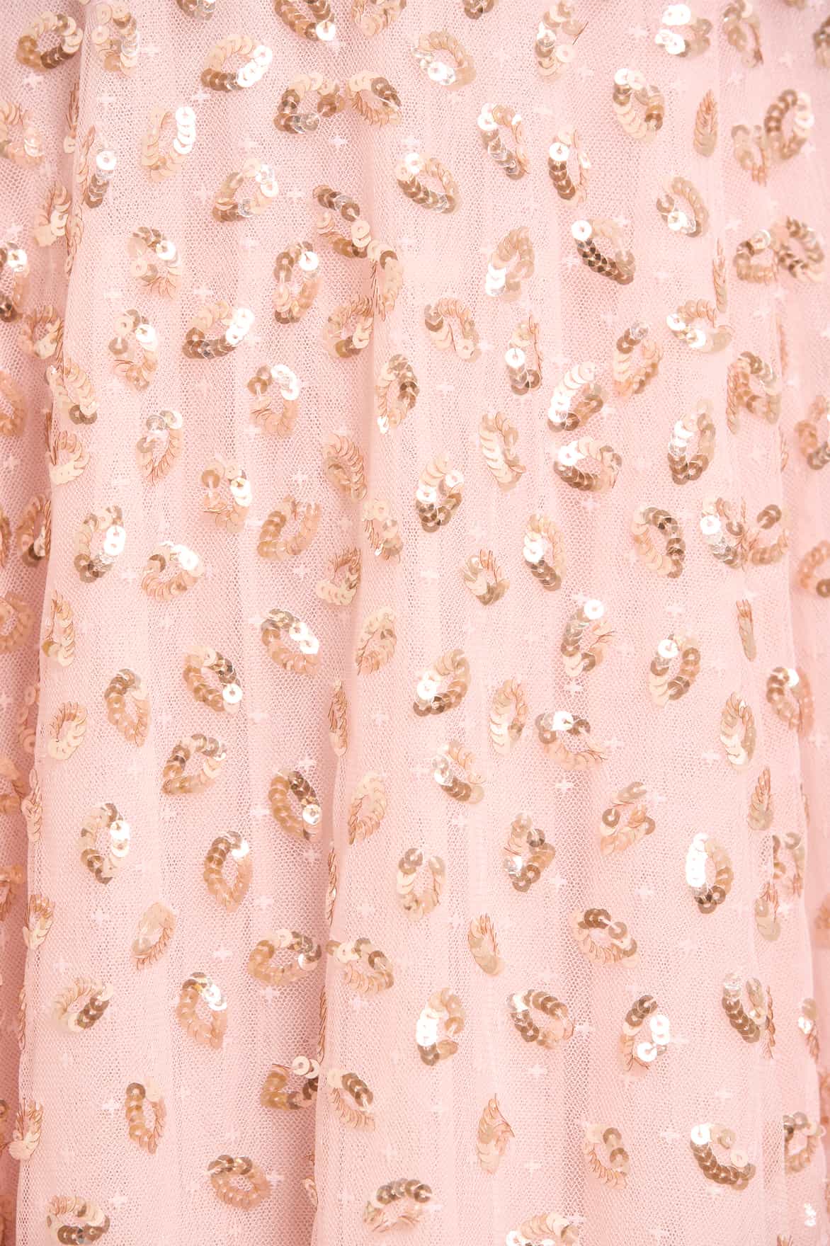 Autumn Leaves Off-Shoulder Ballerina Dress - Image 5
