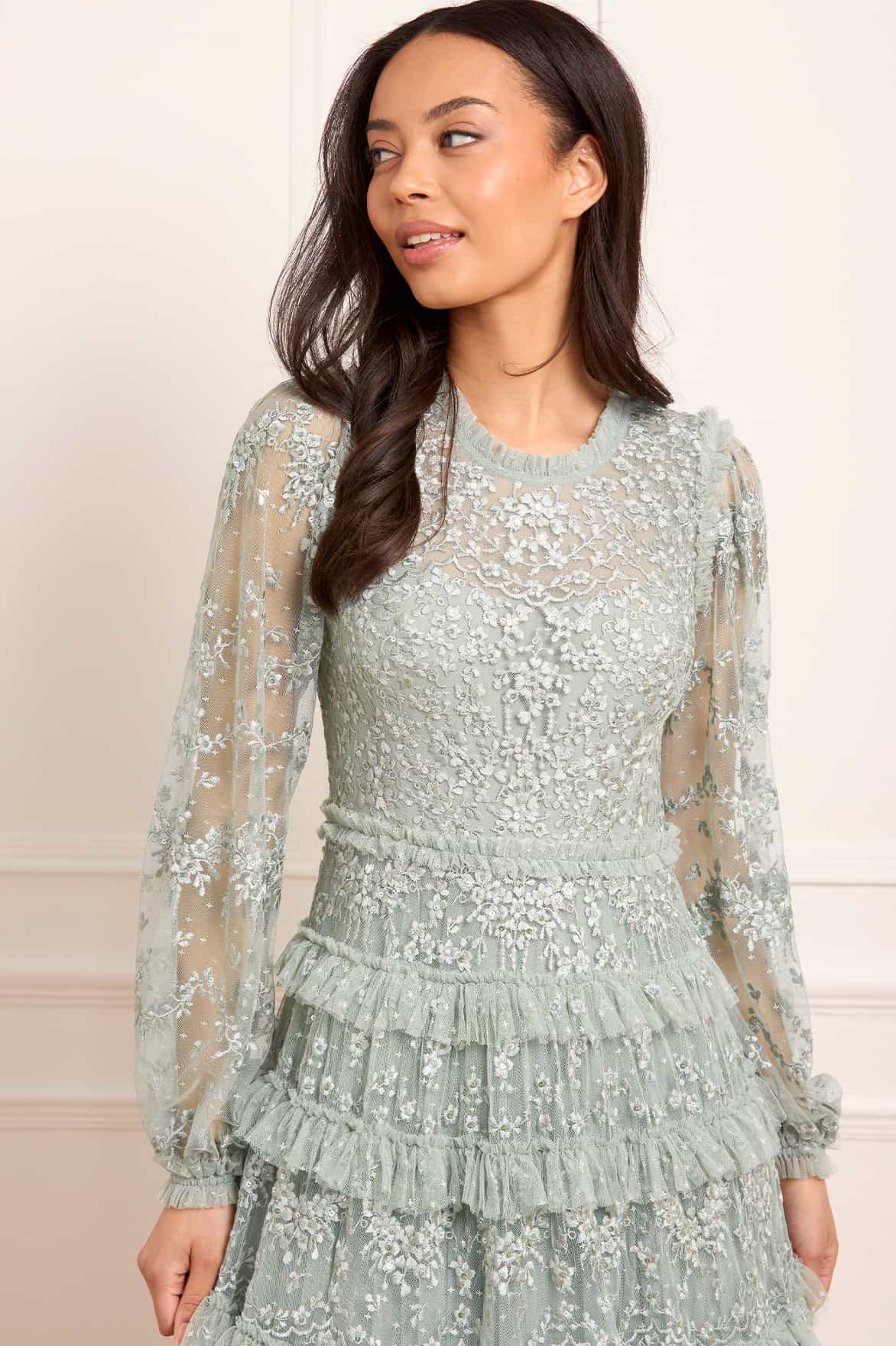 Blossom Lace Ankle Gown - Image 3