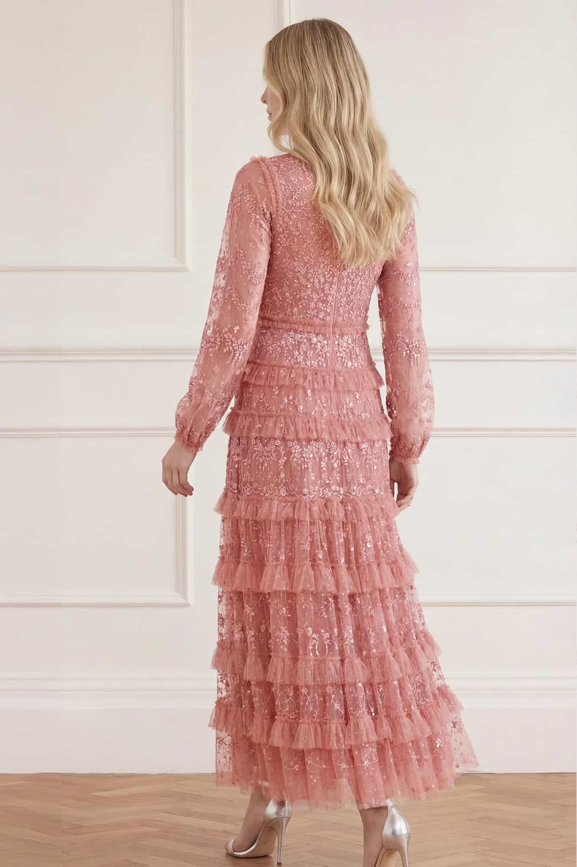 Blossom Lace Ankle Gown - Image 4