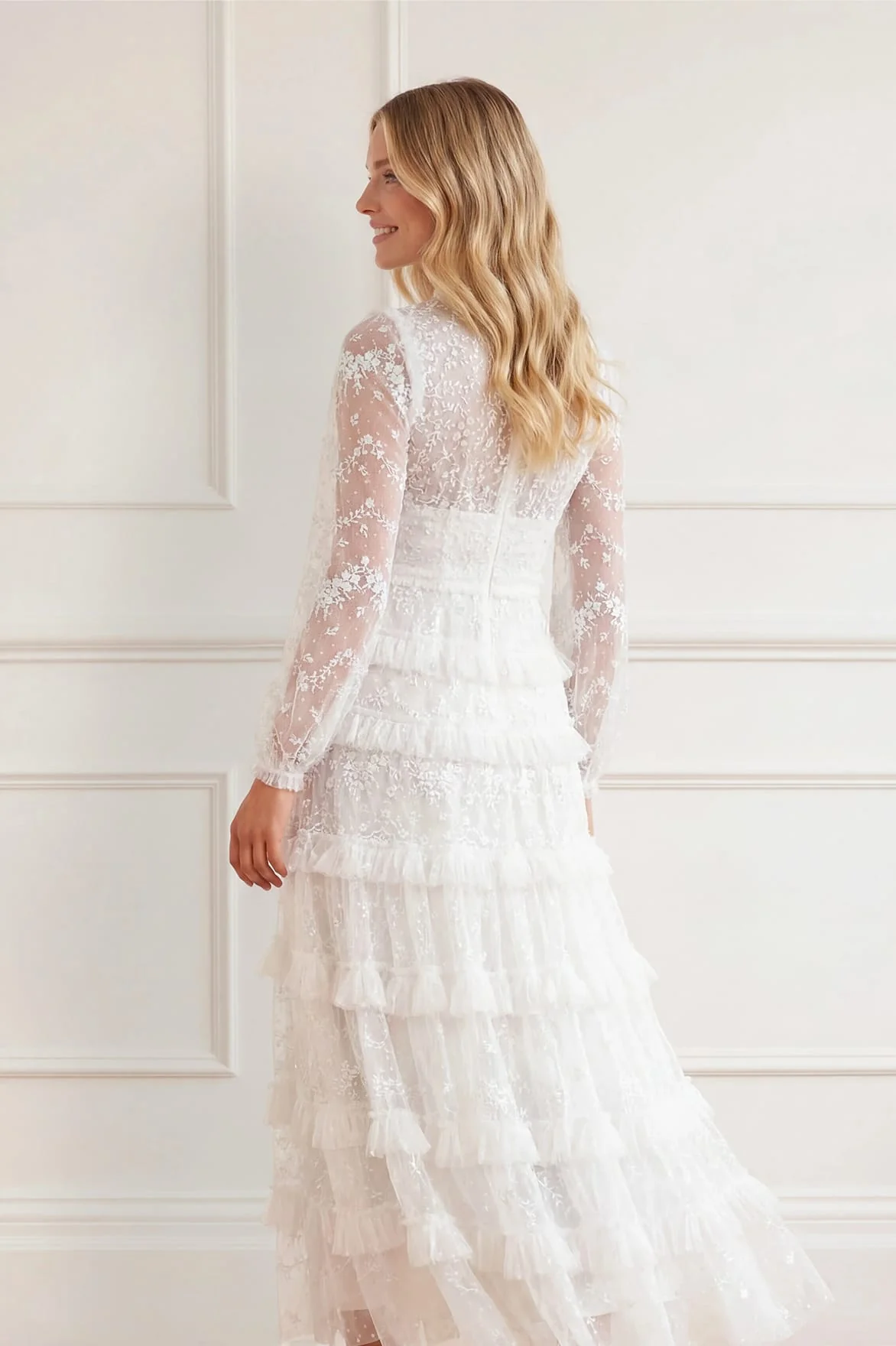 Blossom Lace Ankle Gown - Image 4