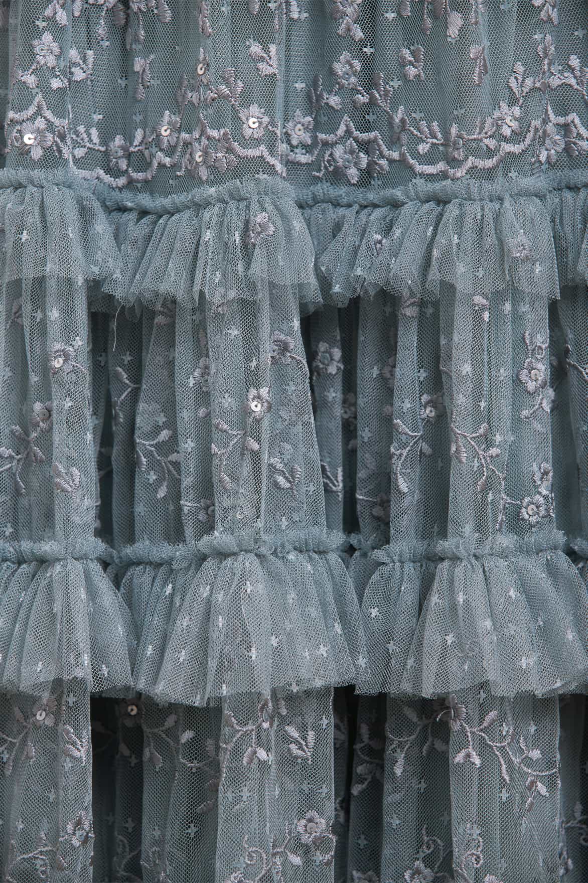 Blossom Lace Ankle Gown - Image 3