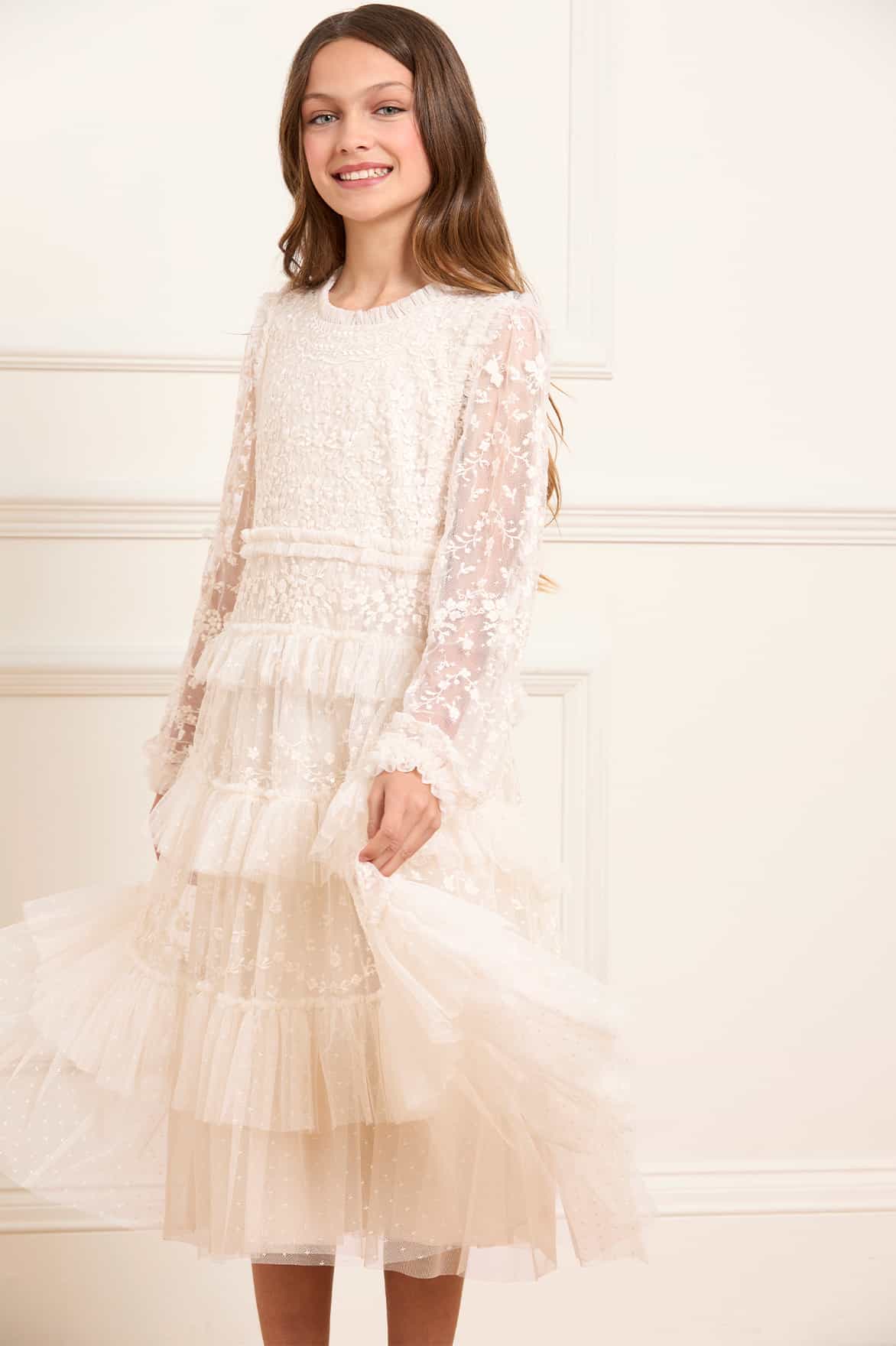 Blossom Lace Kids Dress - Image 2