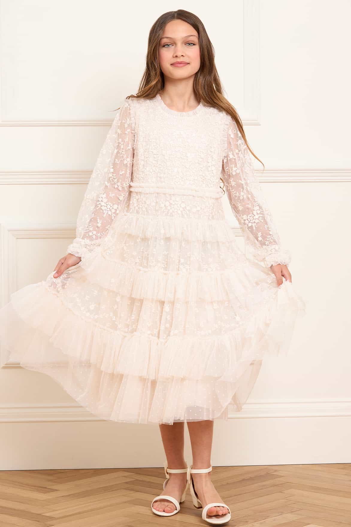 Blossom Lace Kids Dress - Image 4