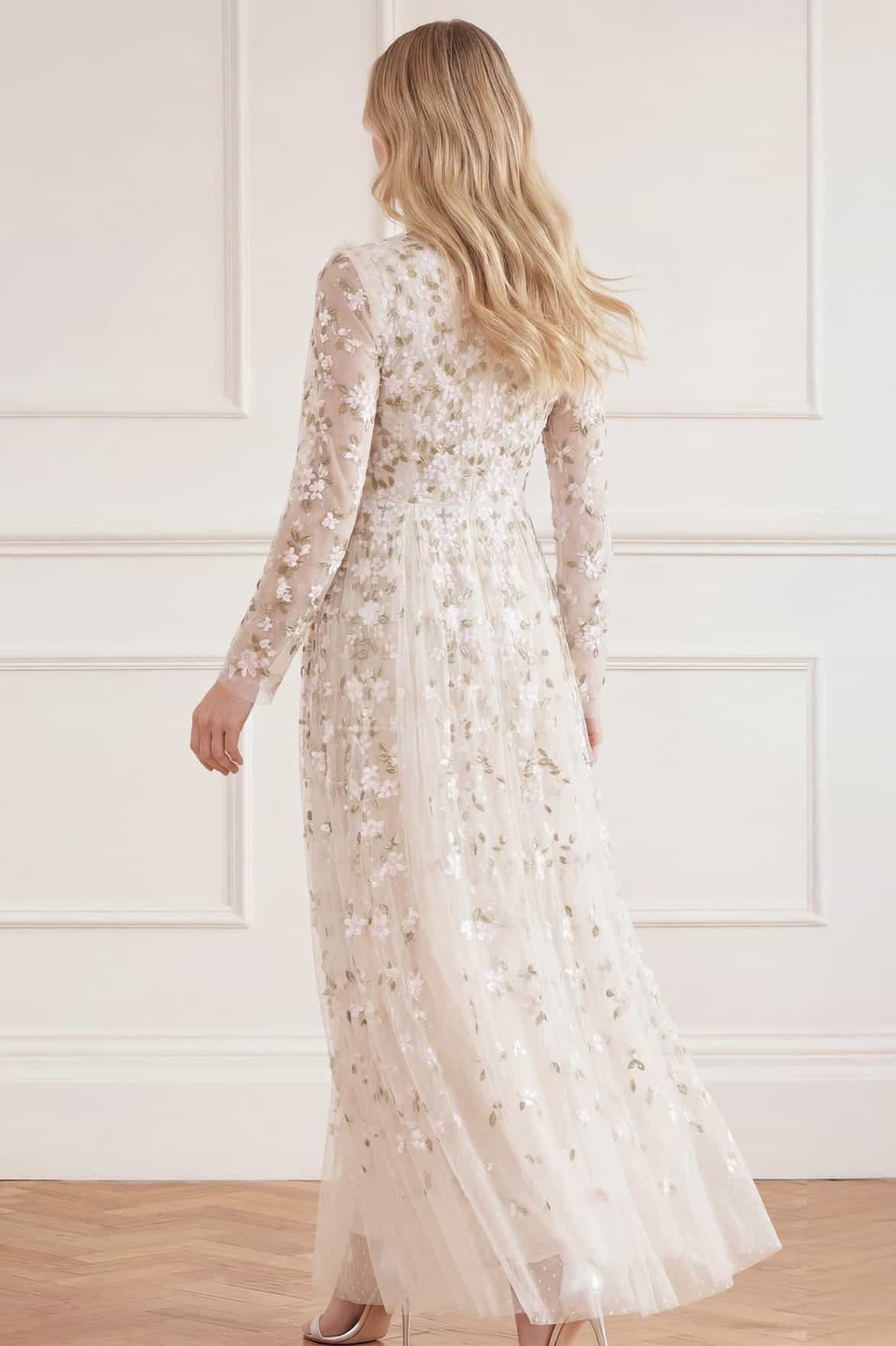 Camellia Ditsy Ankle Gown - Image 6