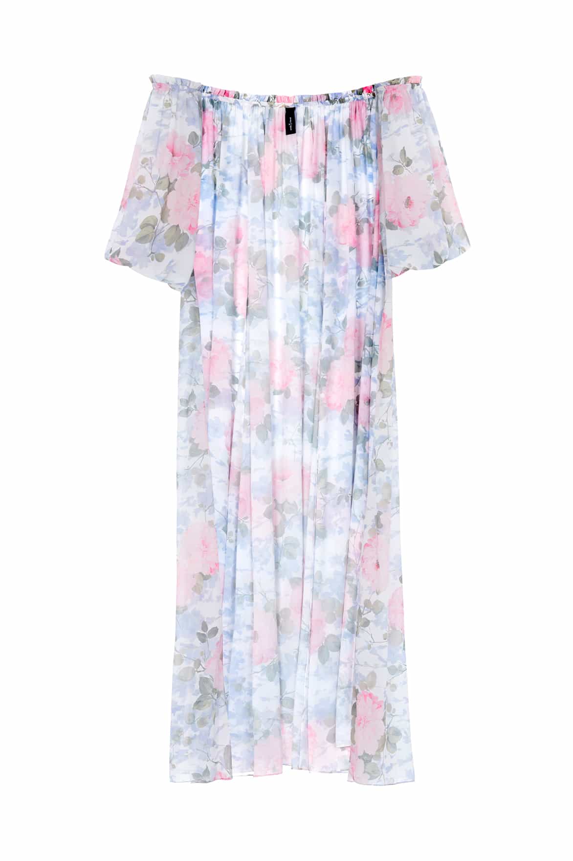 Camille's Garden Azeline Chiffon Off-Shoulder Cape - Image 3