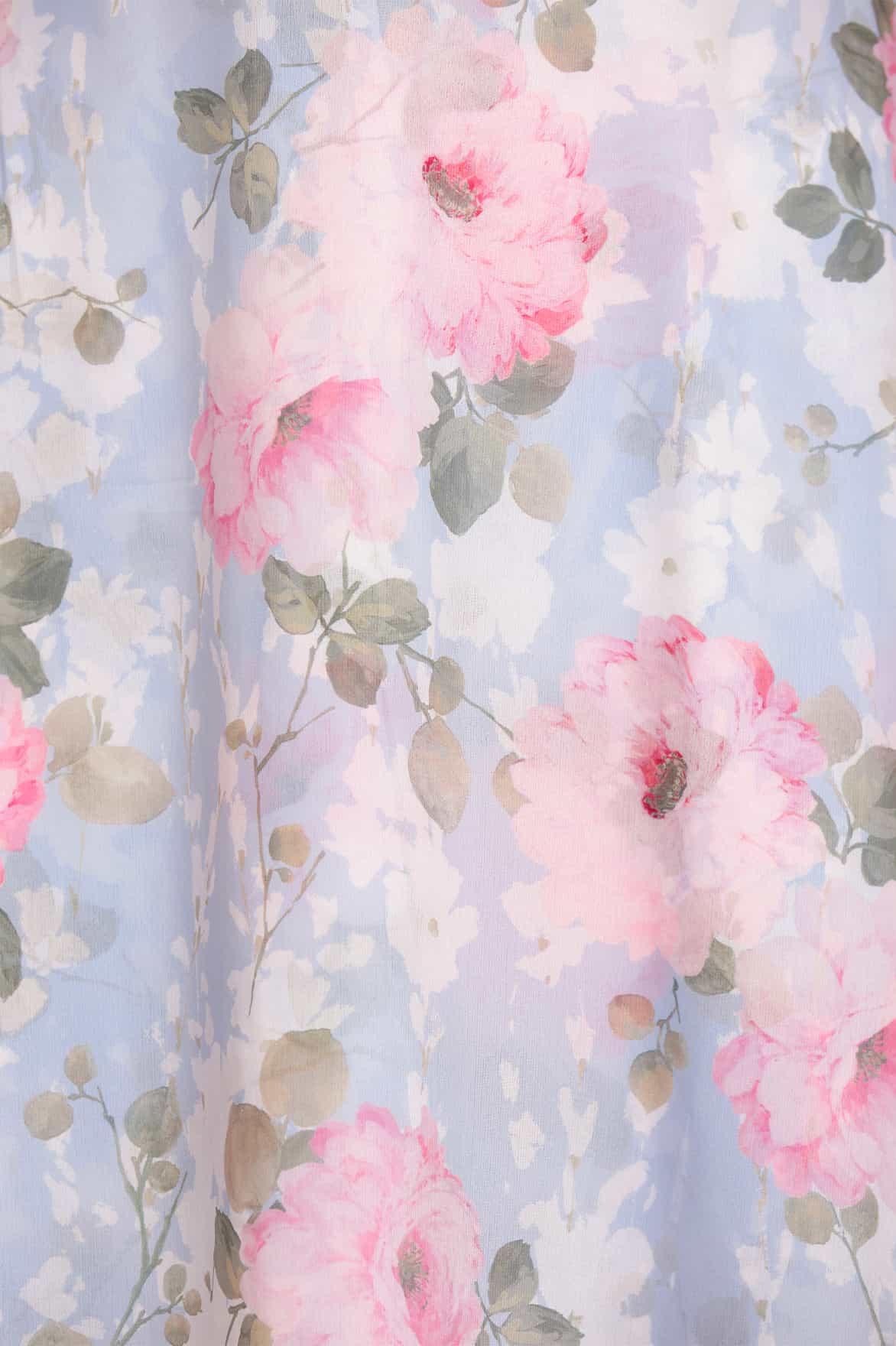 Camille's Garden Chiffon V-Neck Ankle Gown - Image 4