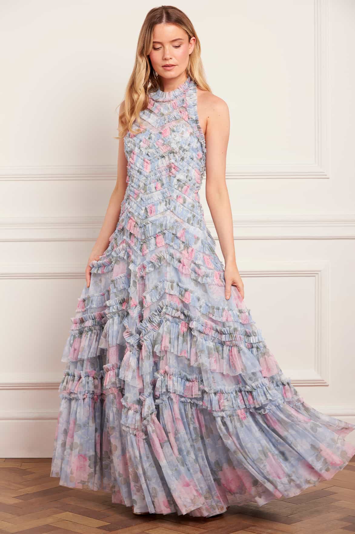 Camille's Garden Elia Halter-Neck Gown - Image 2