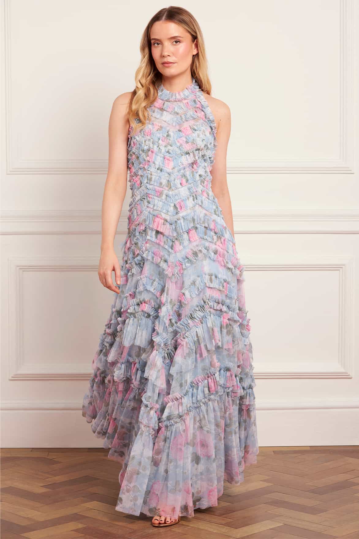 Camille's Garden Elia Halter-Neck Gown - Image 4