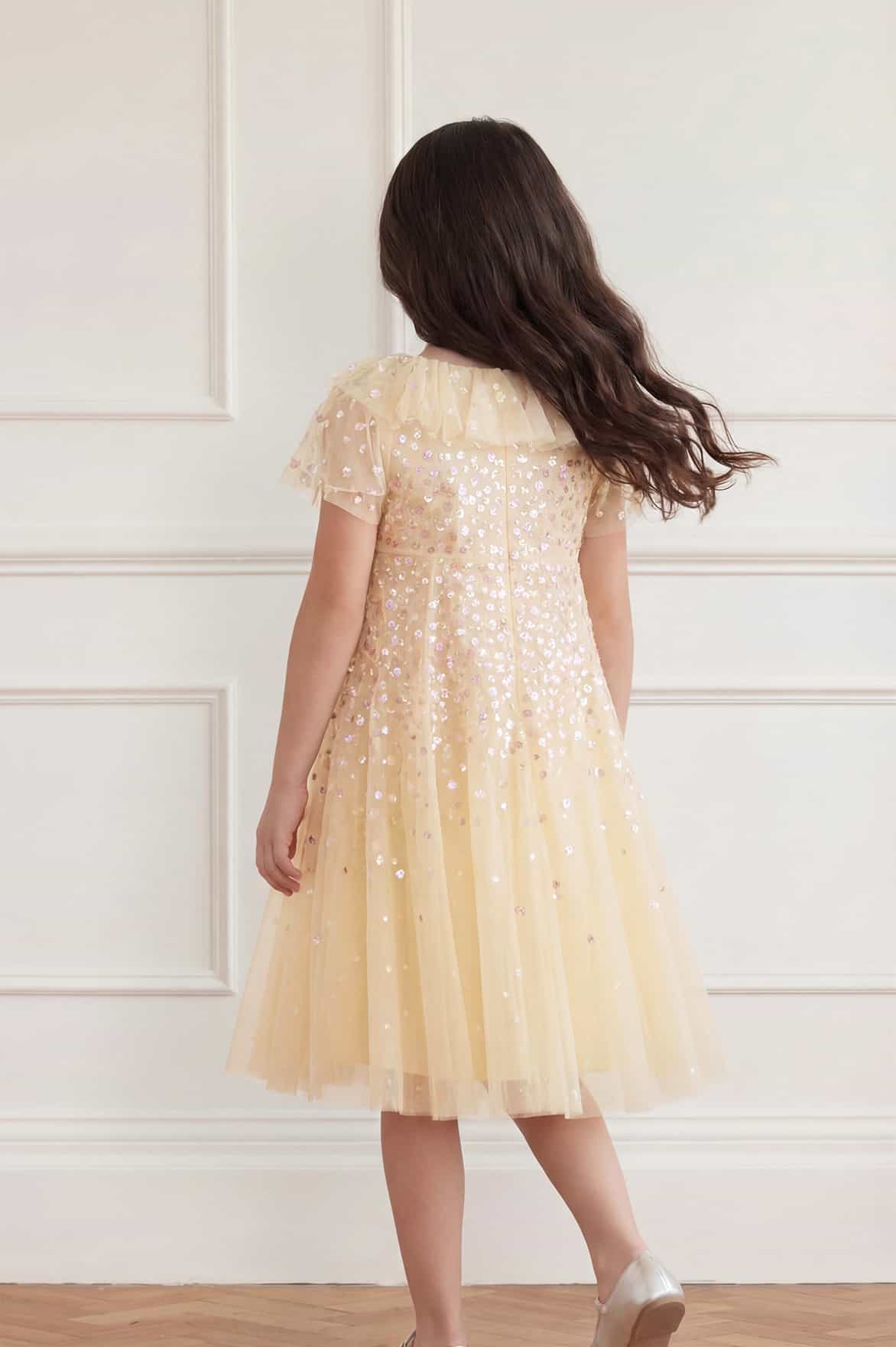 Candy Dot Kids Dress - Image 4