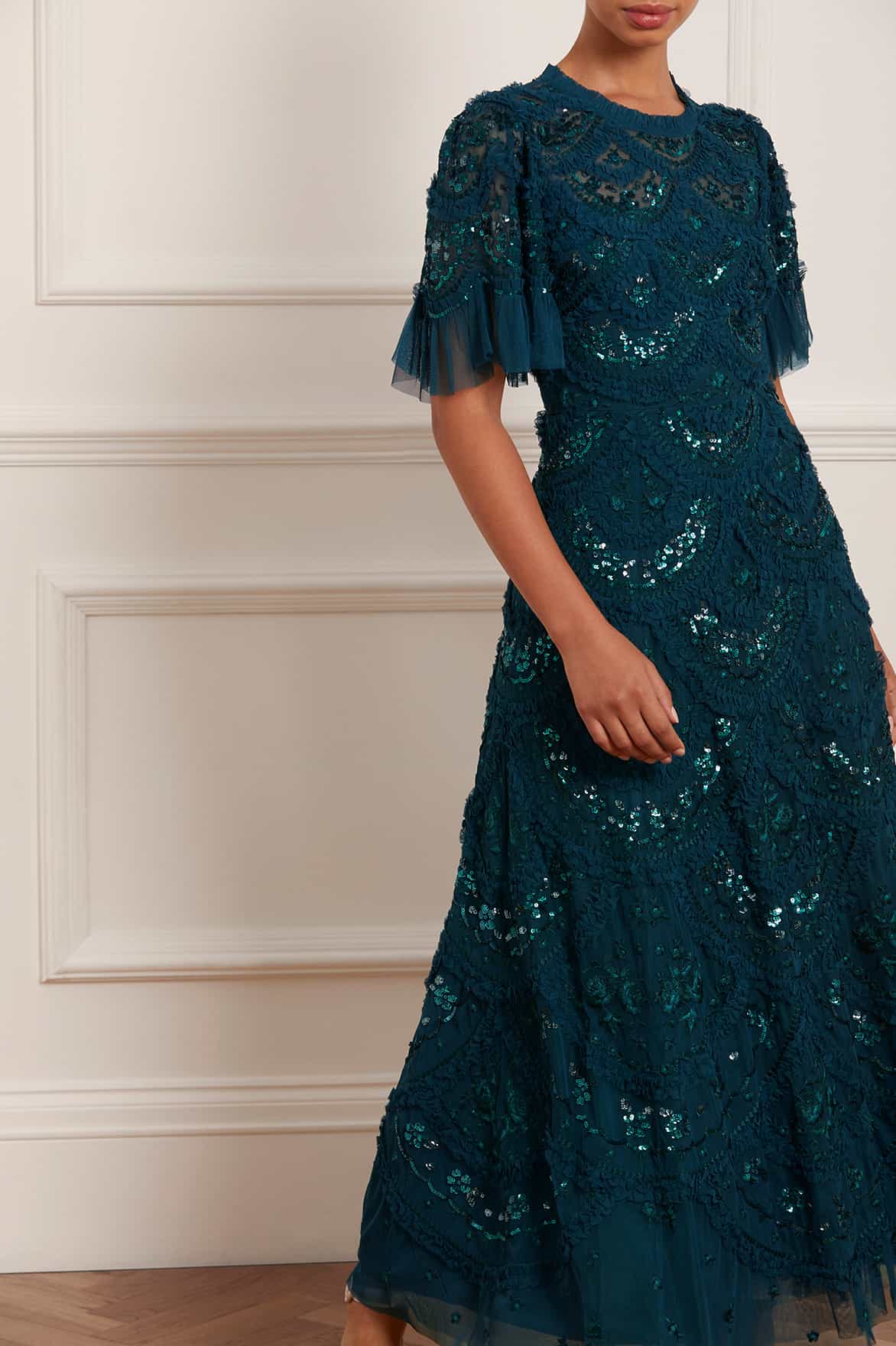 Carmen Ruffle Ankle Gown - Image 4