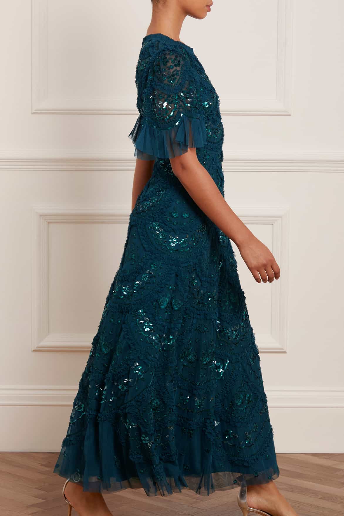 Carmen Ruffle Ankle Gown - Image 5