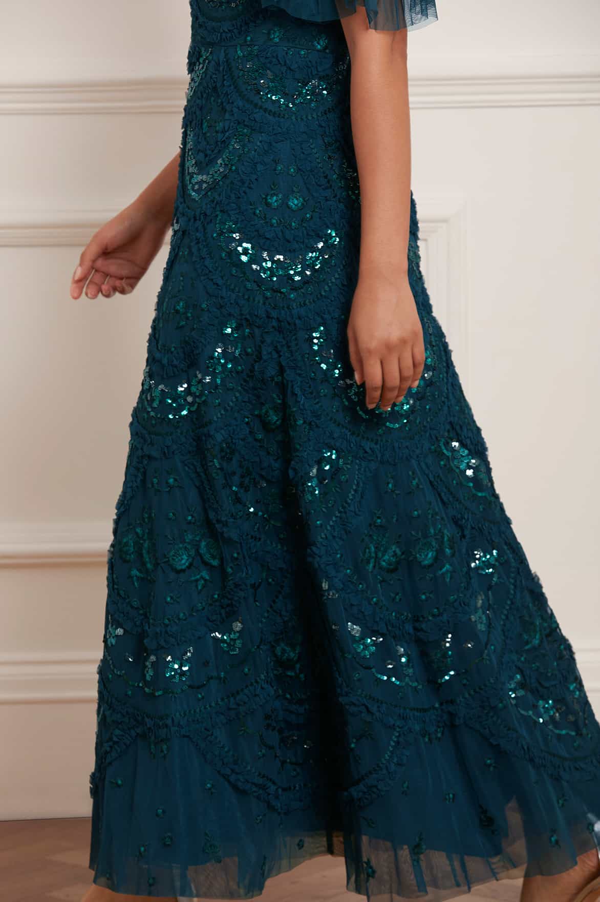 Carmen Ruffle Ankle Gown - Image 6