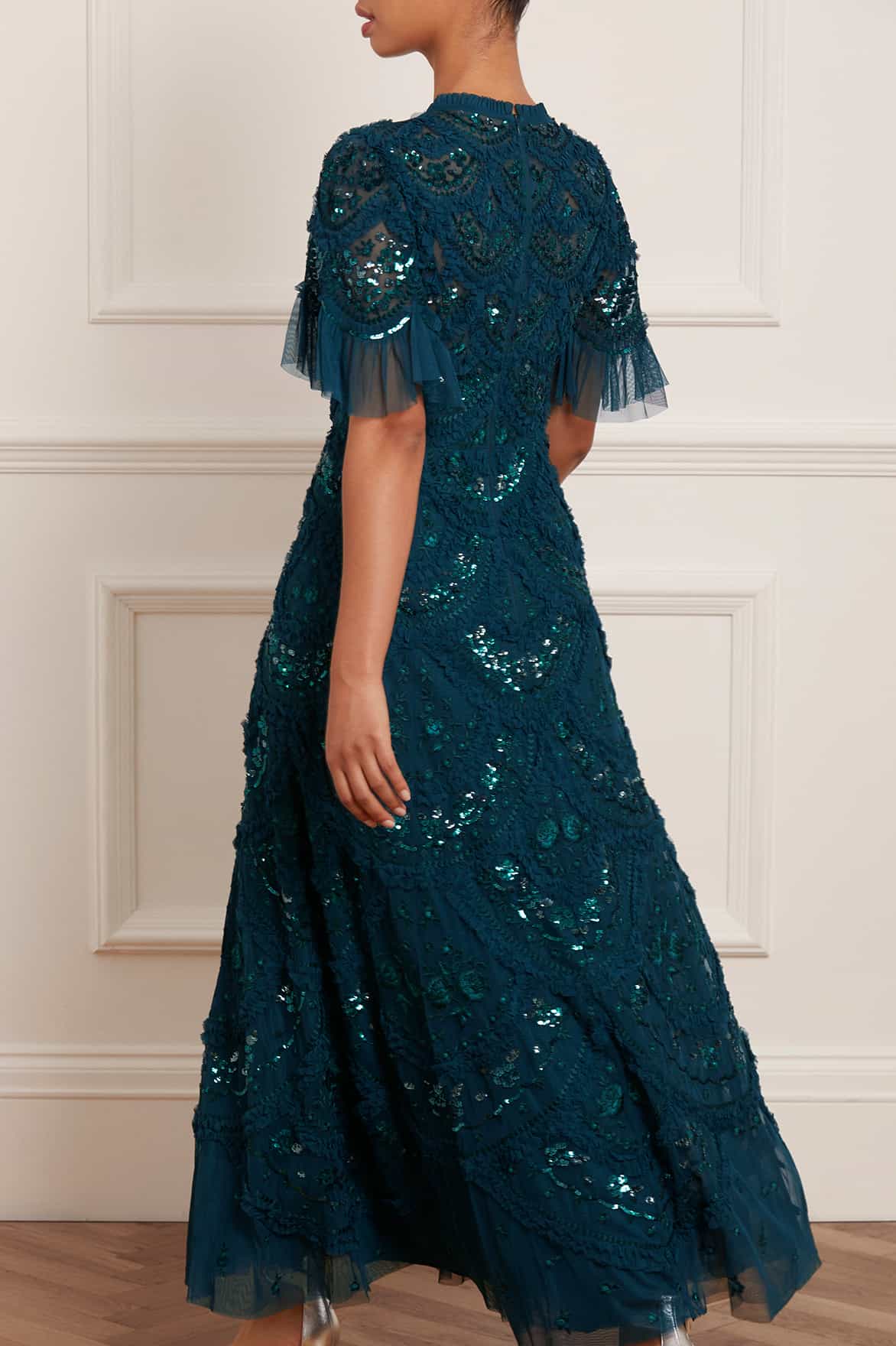 Carmen Ruffle Ankle Gown - Image 9