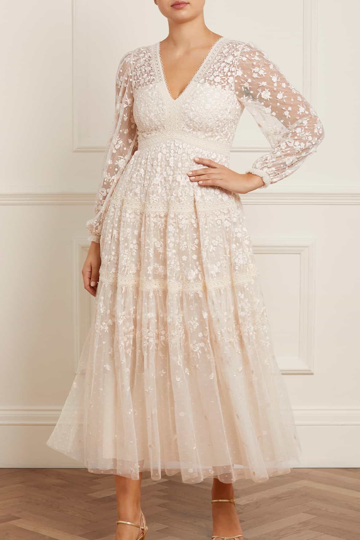 Celestia Ribbon Ankle Gown - Image 3