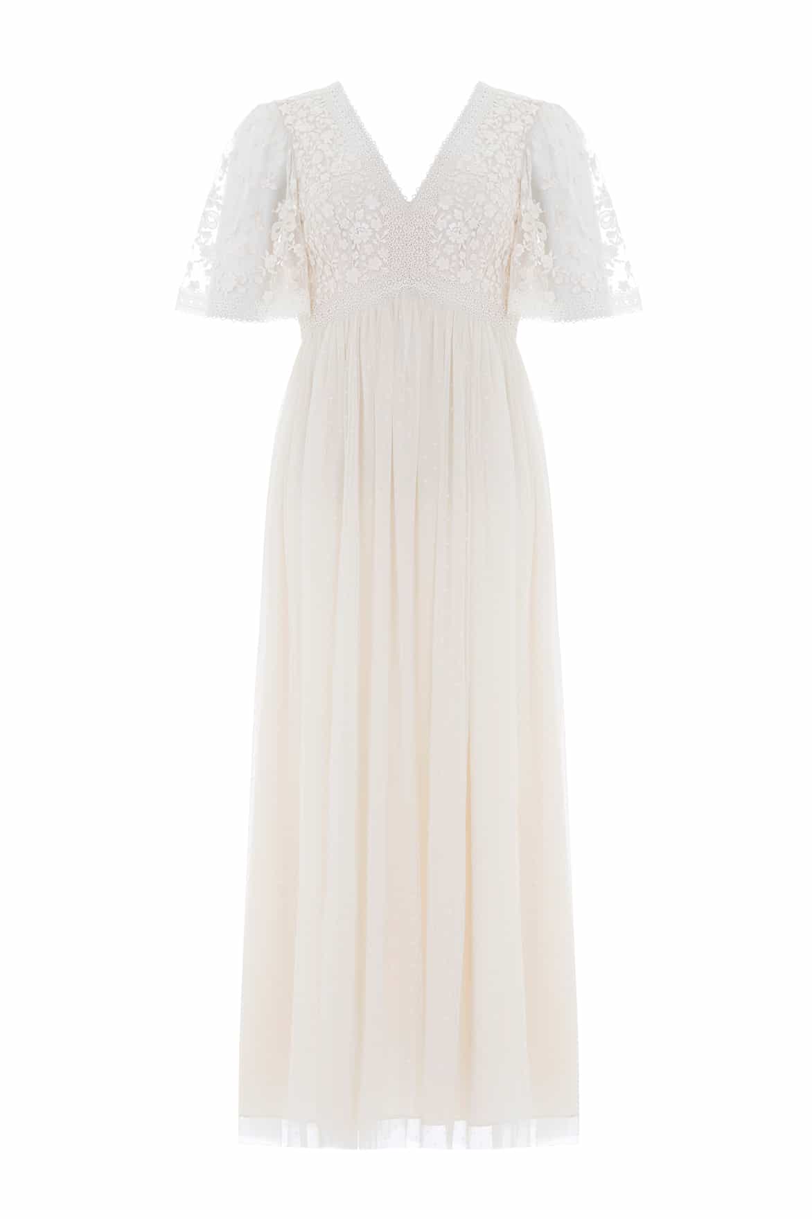 Celestia Ribbon Bodice Ankle Gown - Image 2