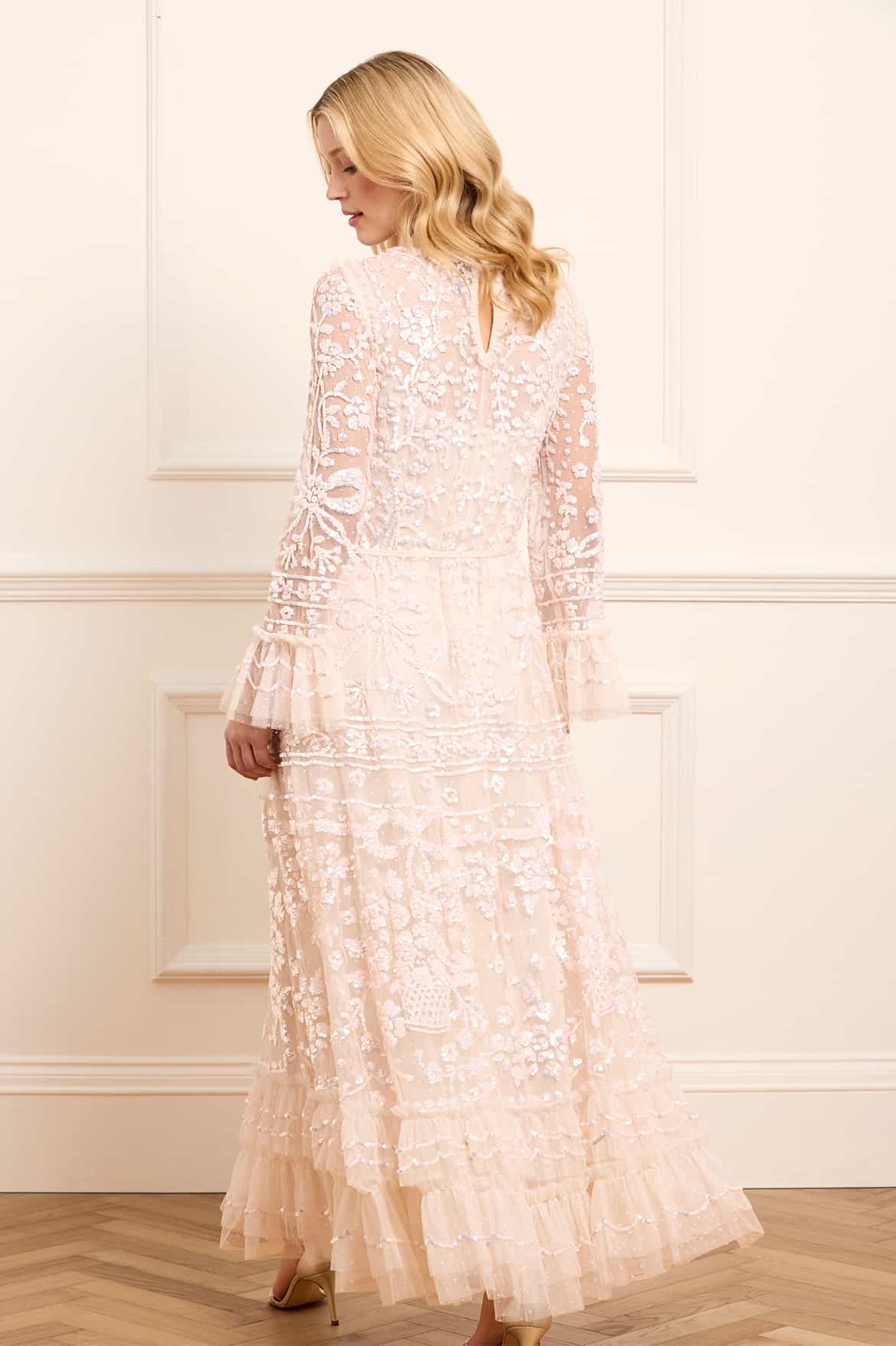 Celia Long Sleeve Ankle Gown - Image 6