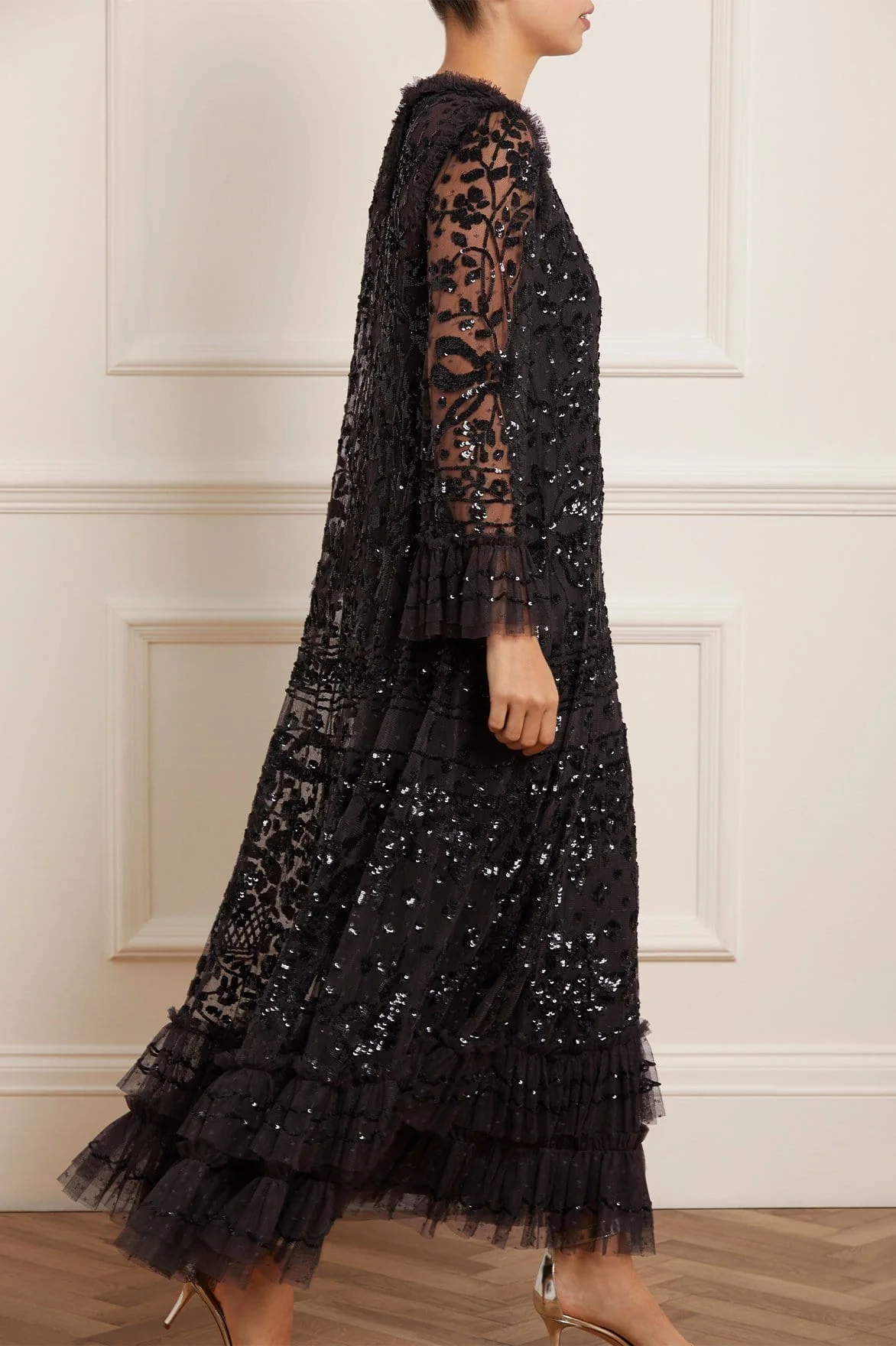 Celia Long Sleeve Ankle Gown - Image 4