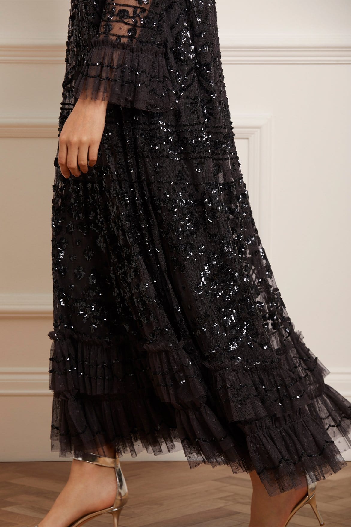 Celia Long Sleeve Ankle Gown - Image 5