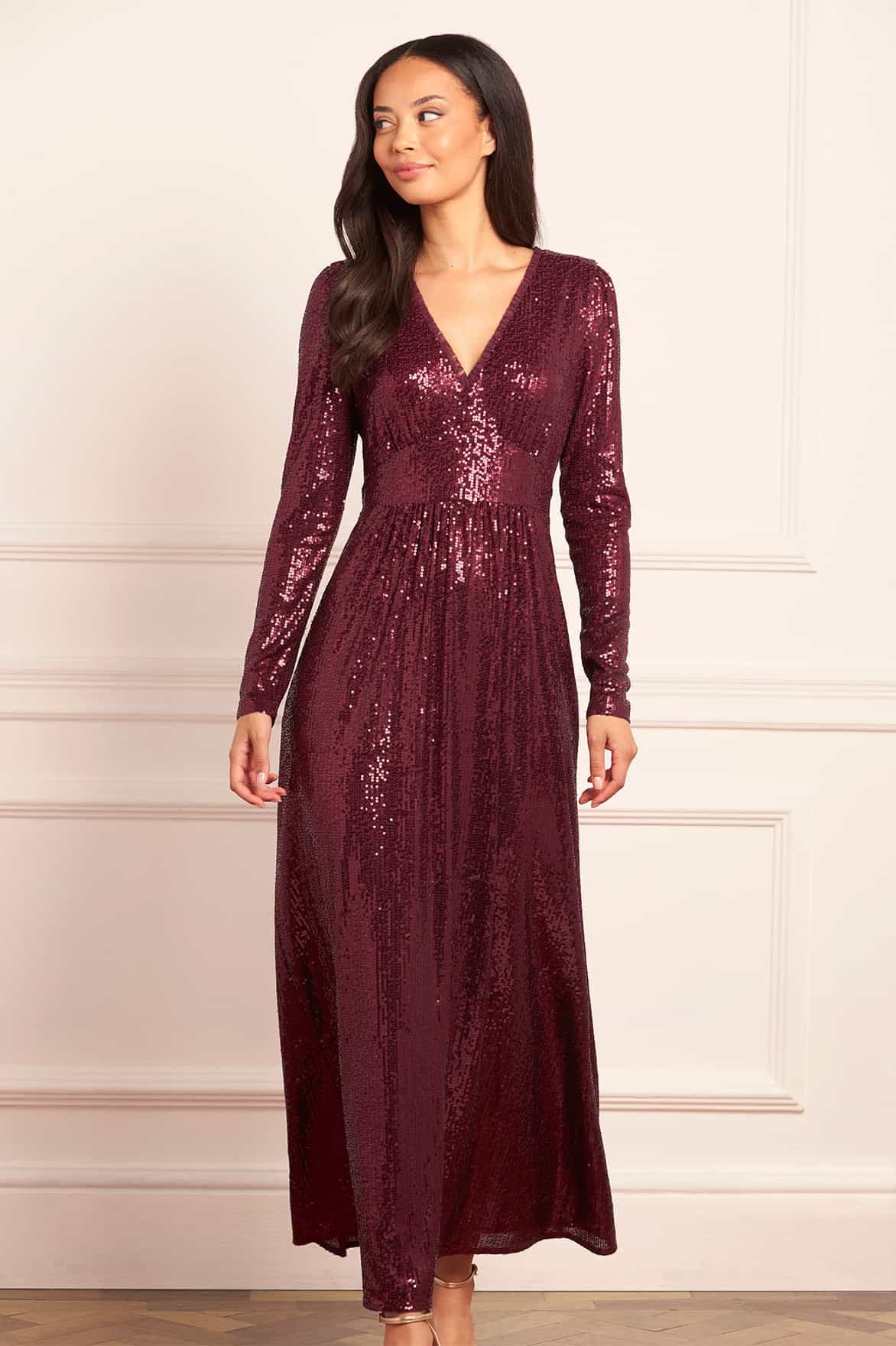Chelsea V-Neck Gown - Image 3
