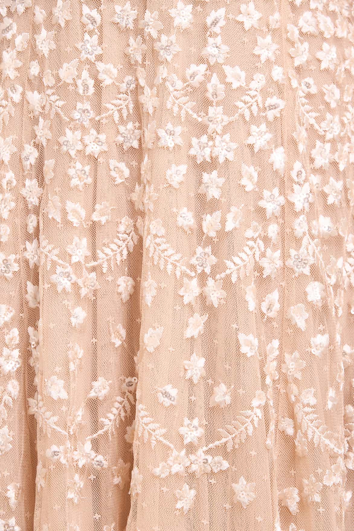 Clover Cape Sleeve Ankle Gown - Image 5