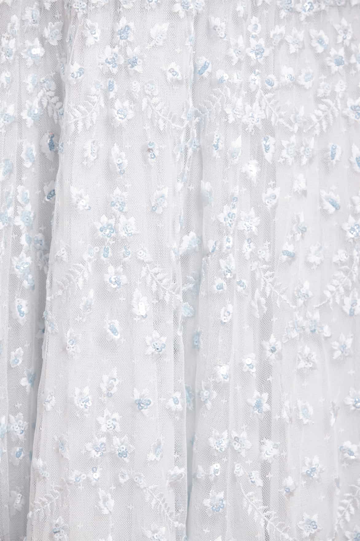 Clover Cape Sleeve Ankle Gown - Image 4