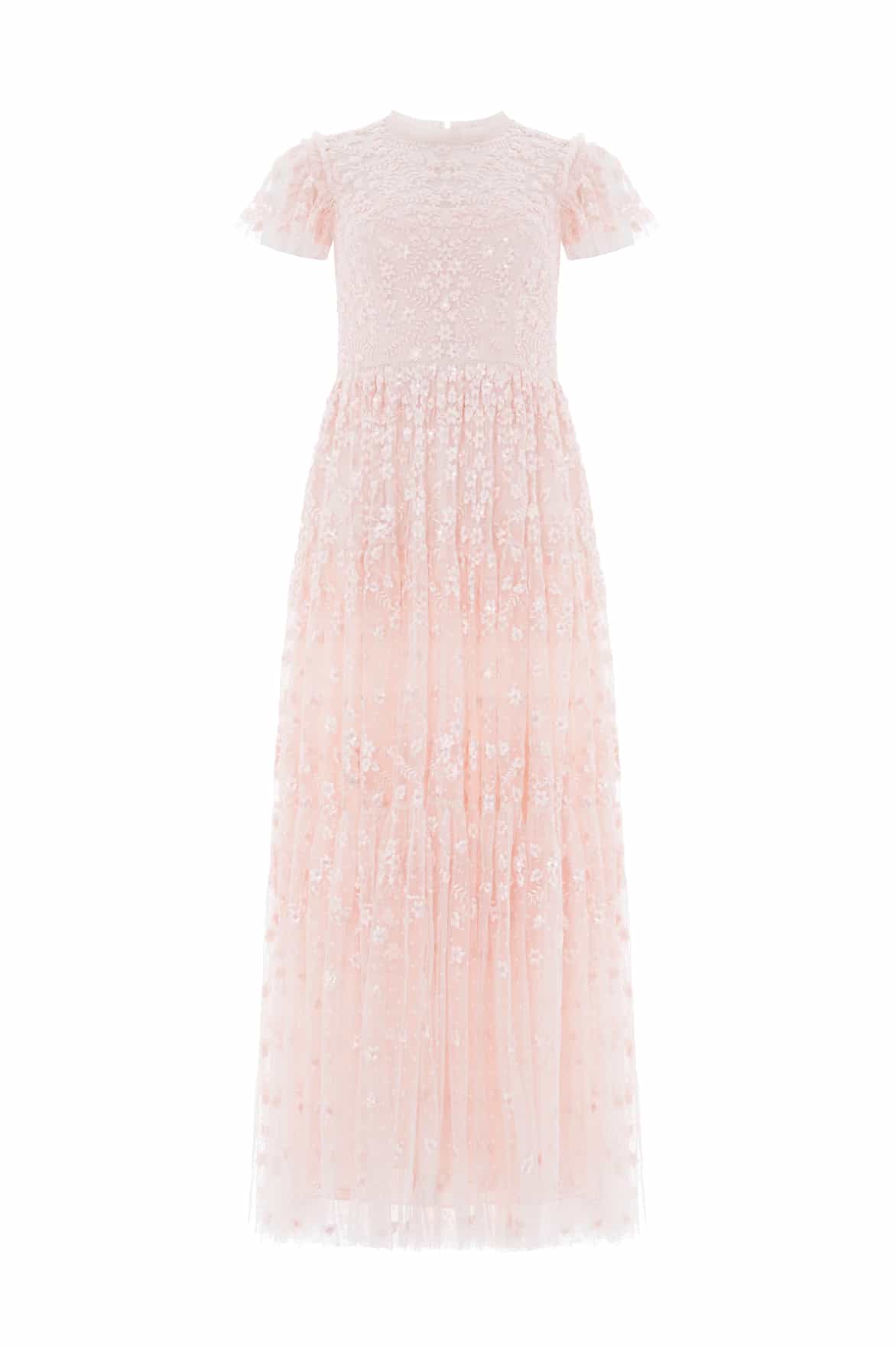 Clover Short Sleeve Ankle Gown - Image 2