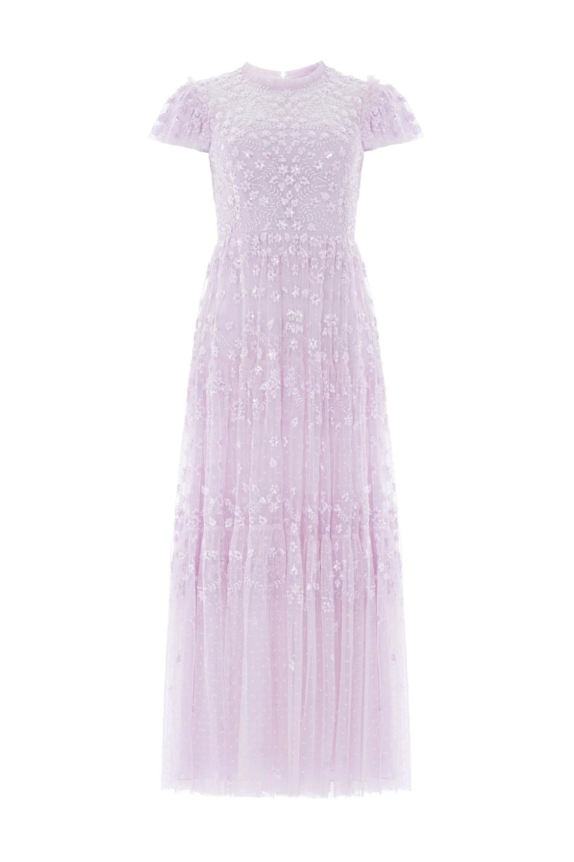Clover Short Sleeve Ankle Gown - Image 2