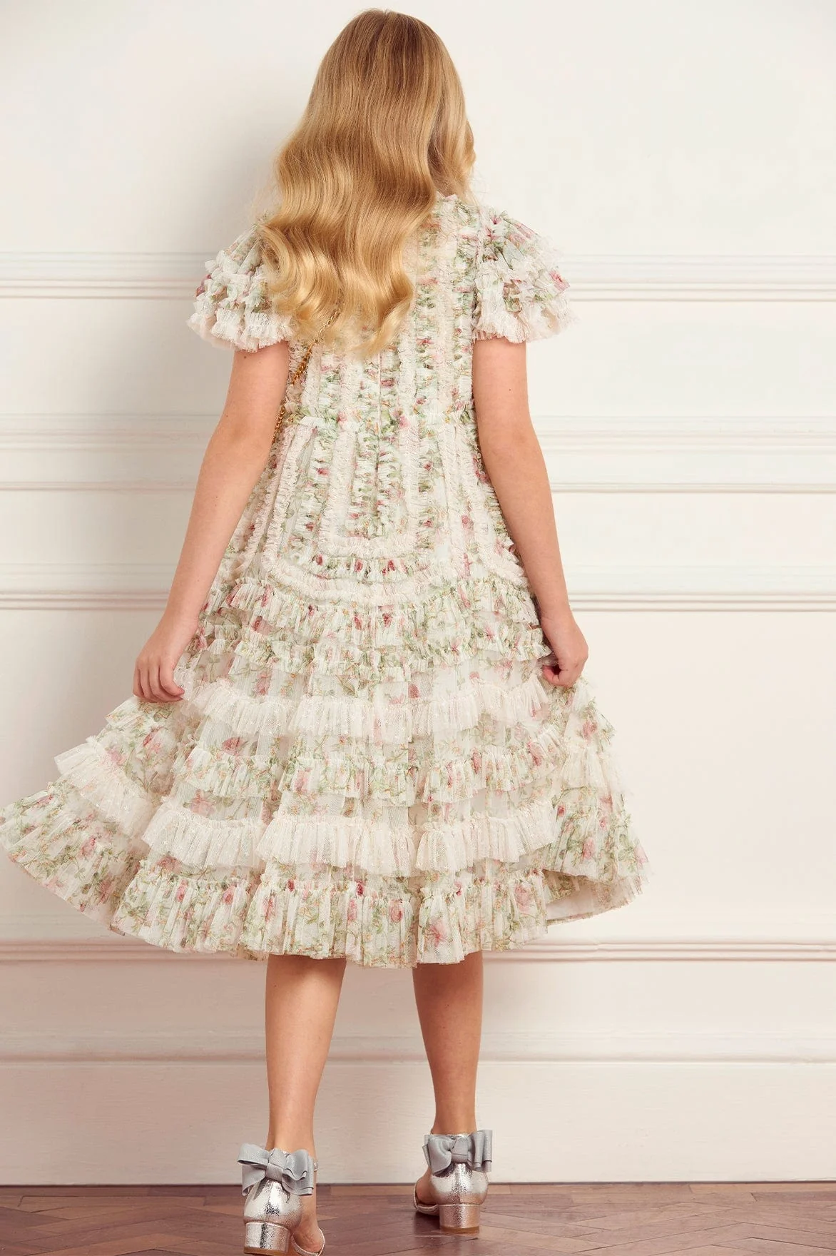 Colette's La Vie En Rose Short Sleeve Kids Dress - Image 4