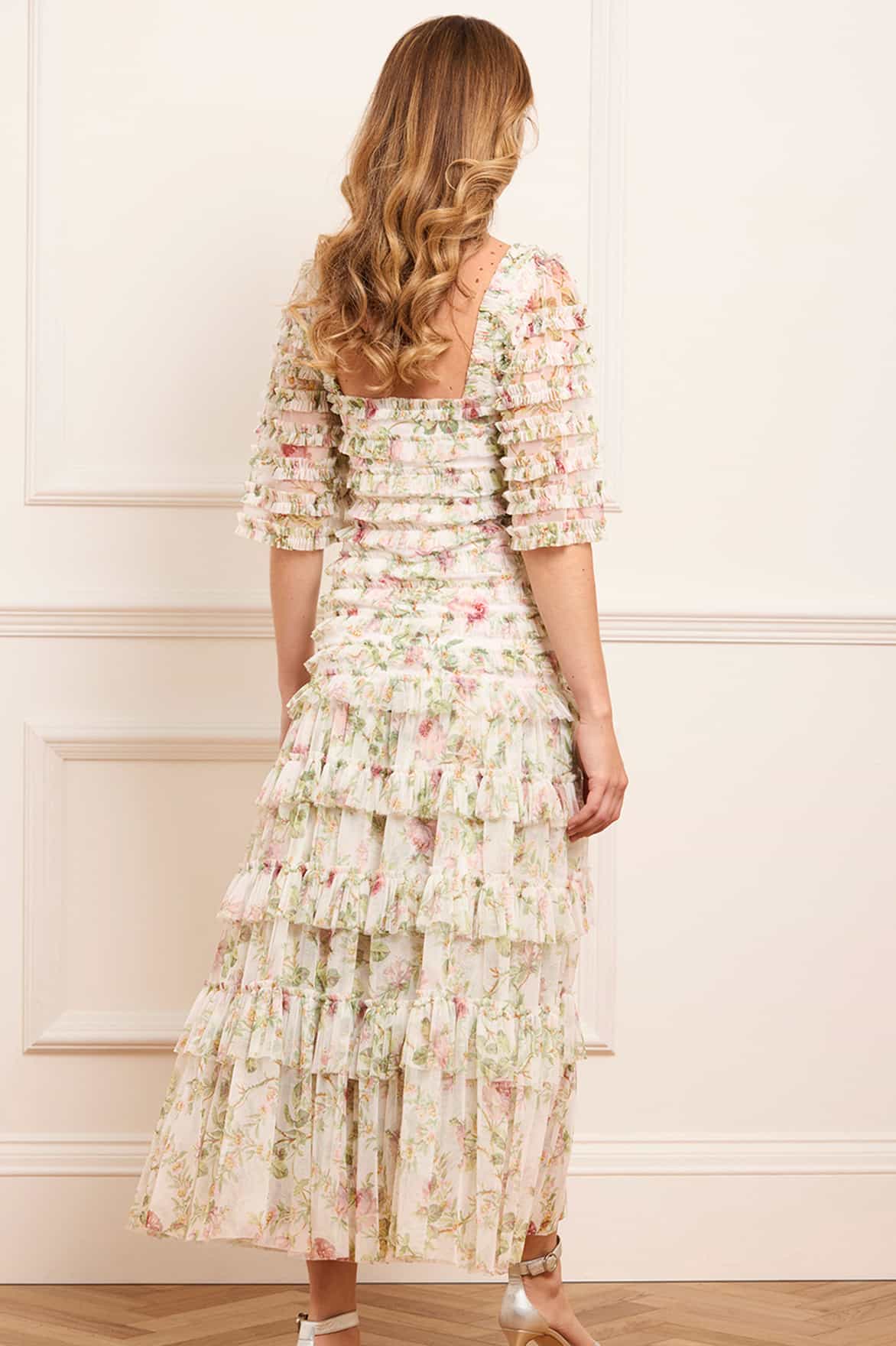 Colette's Rose Short Sleeve Ankle Gown - Image 5