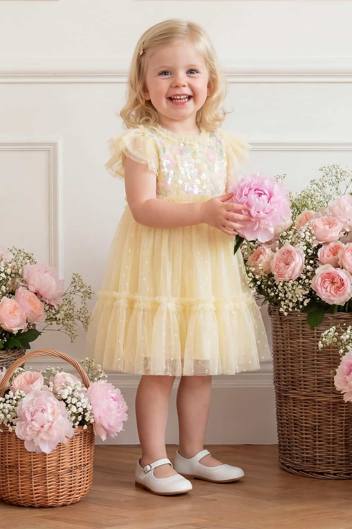 Confetti Bodice Baby Dress - Image 3