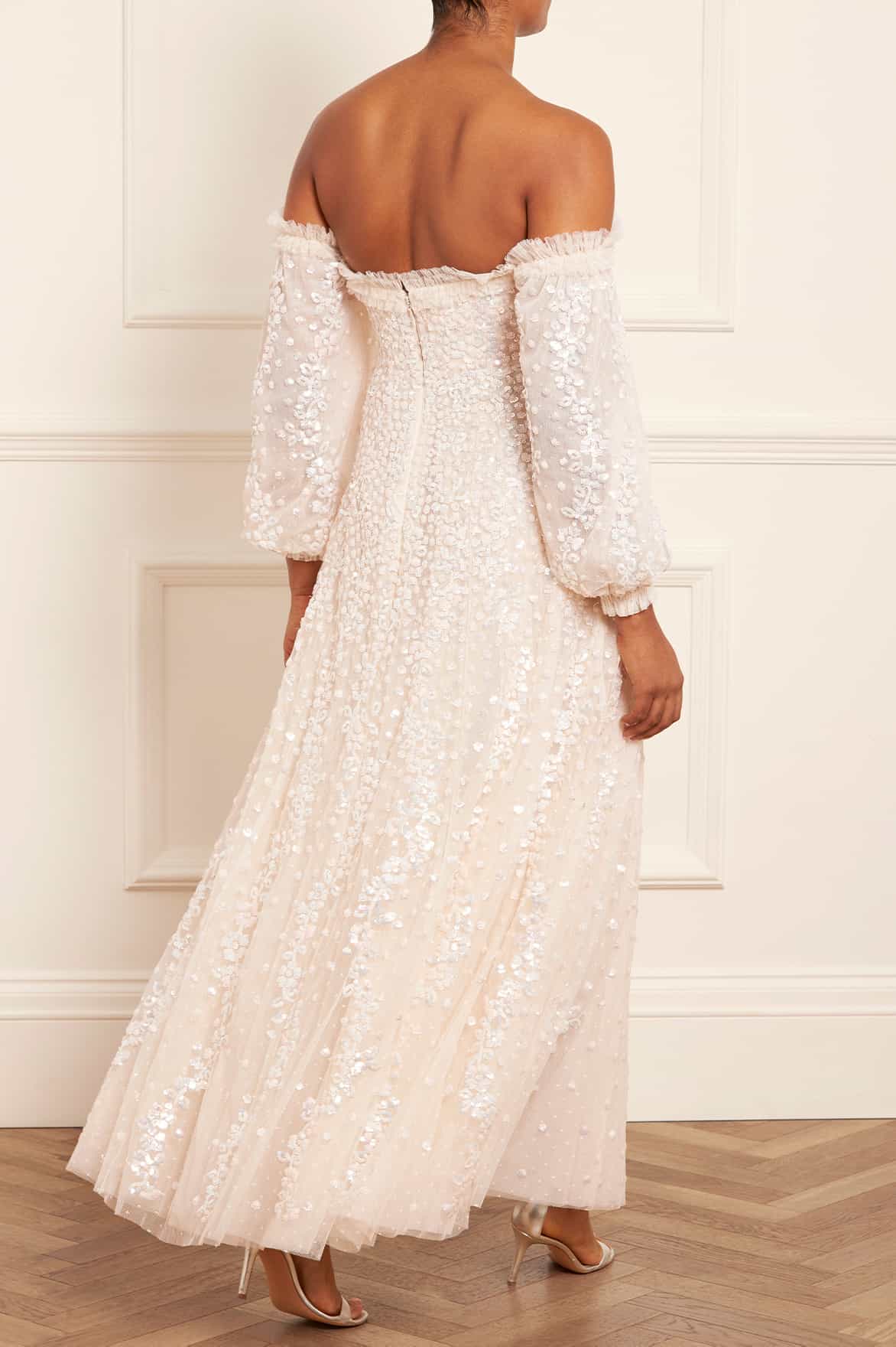 Confetti Gloss Off-Shoulder Gown - Image 6