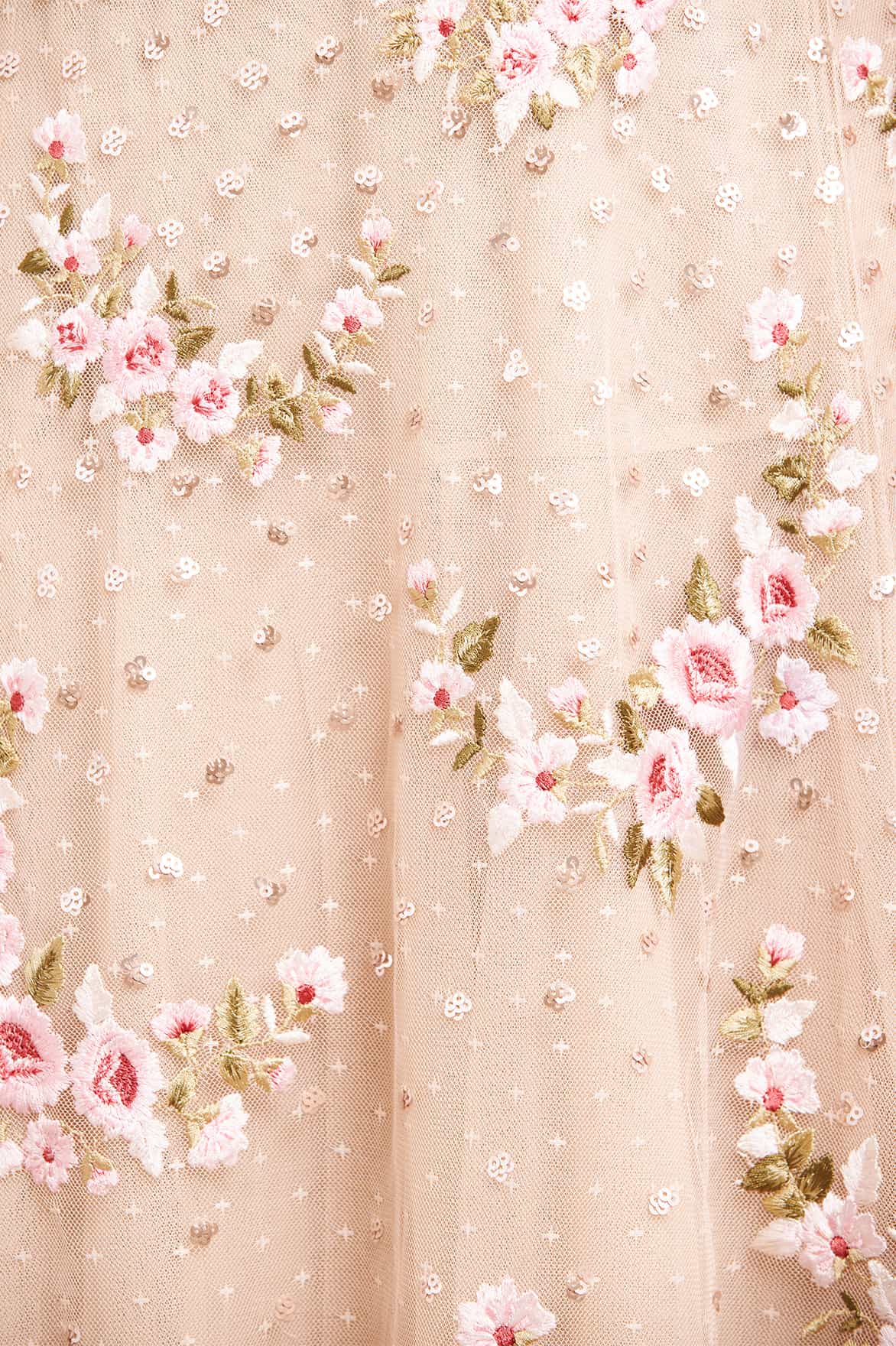 Crescent Roses Cape Ankle Gown - Image 4