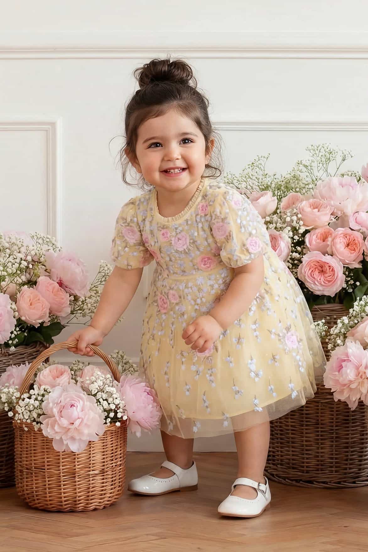 Cressida Embroidery Baby Dress - Image 3