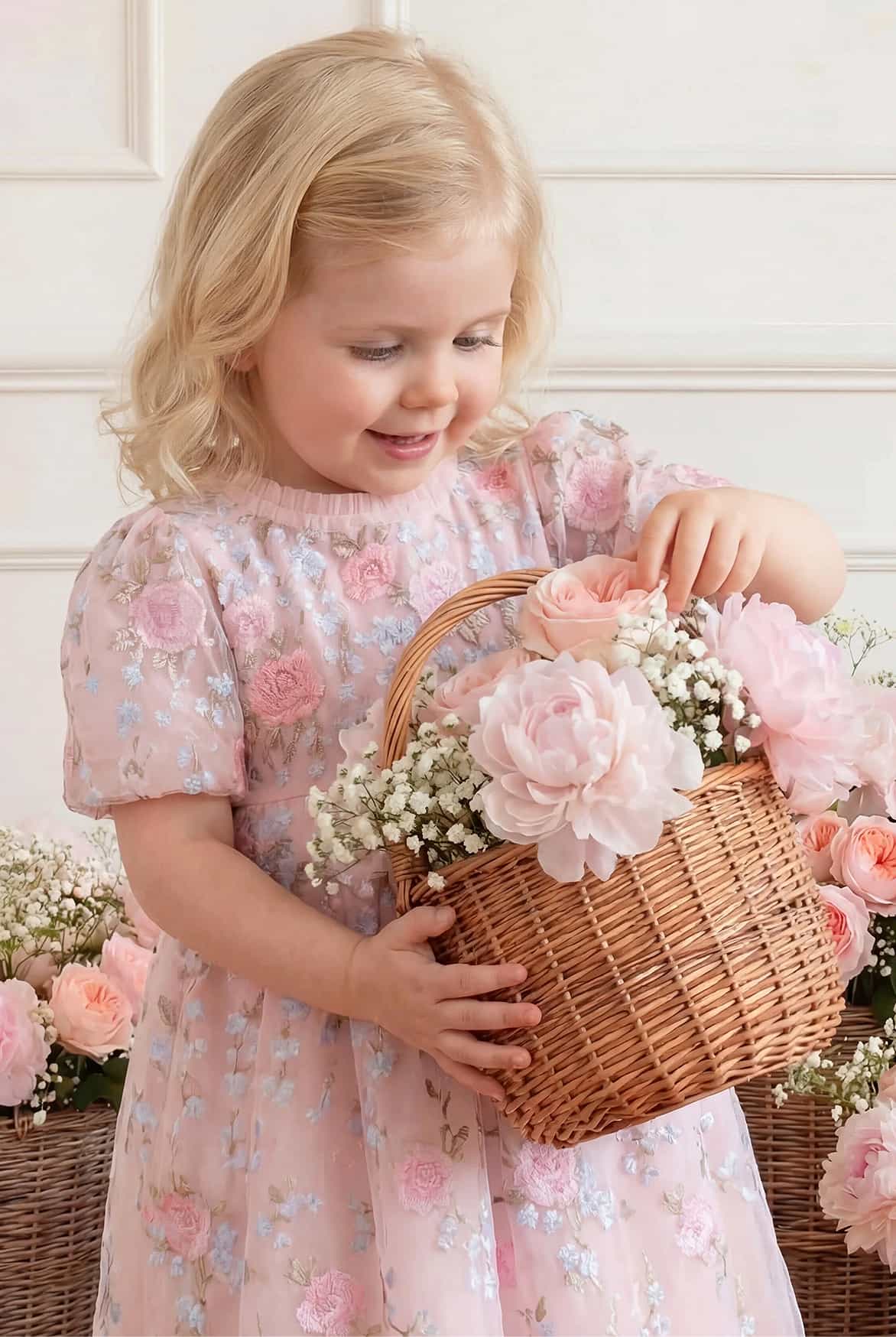 Cressida Embroidery Baby Dress - Image 3