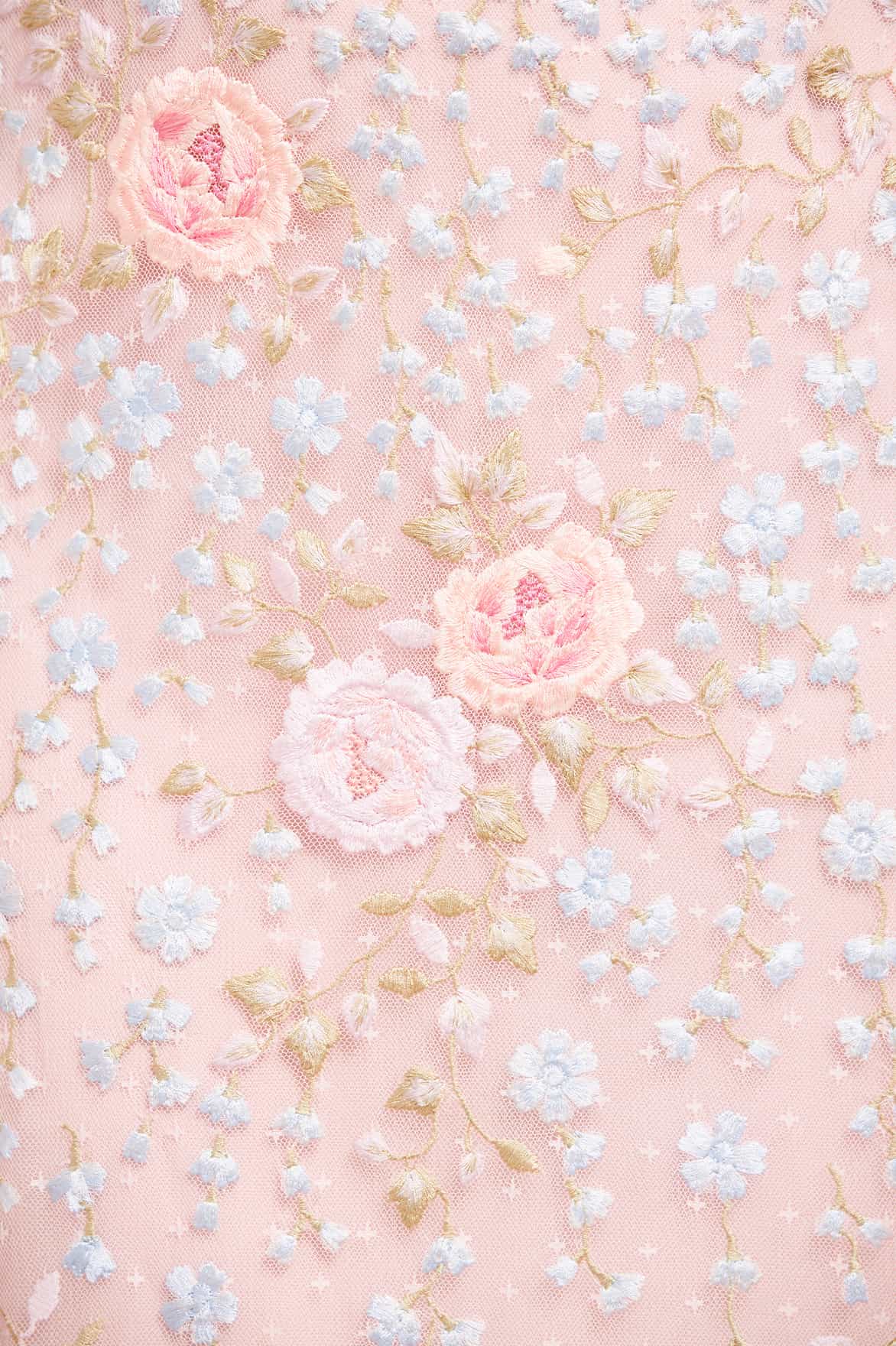 Cressida Embroidery Puff Sleeve Ankle Gown - Image 5