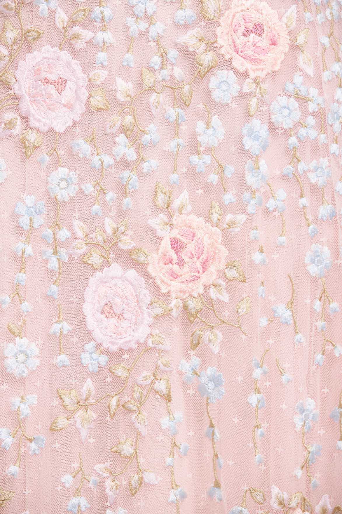 Cressida Embroidery Scoop Neck Ballerina Dress - Image 5