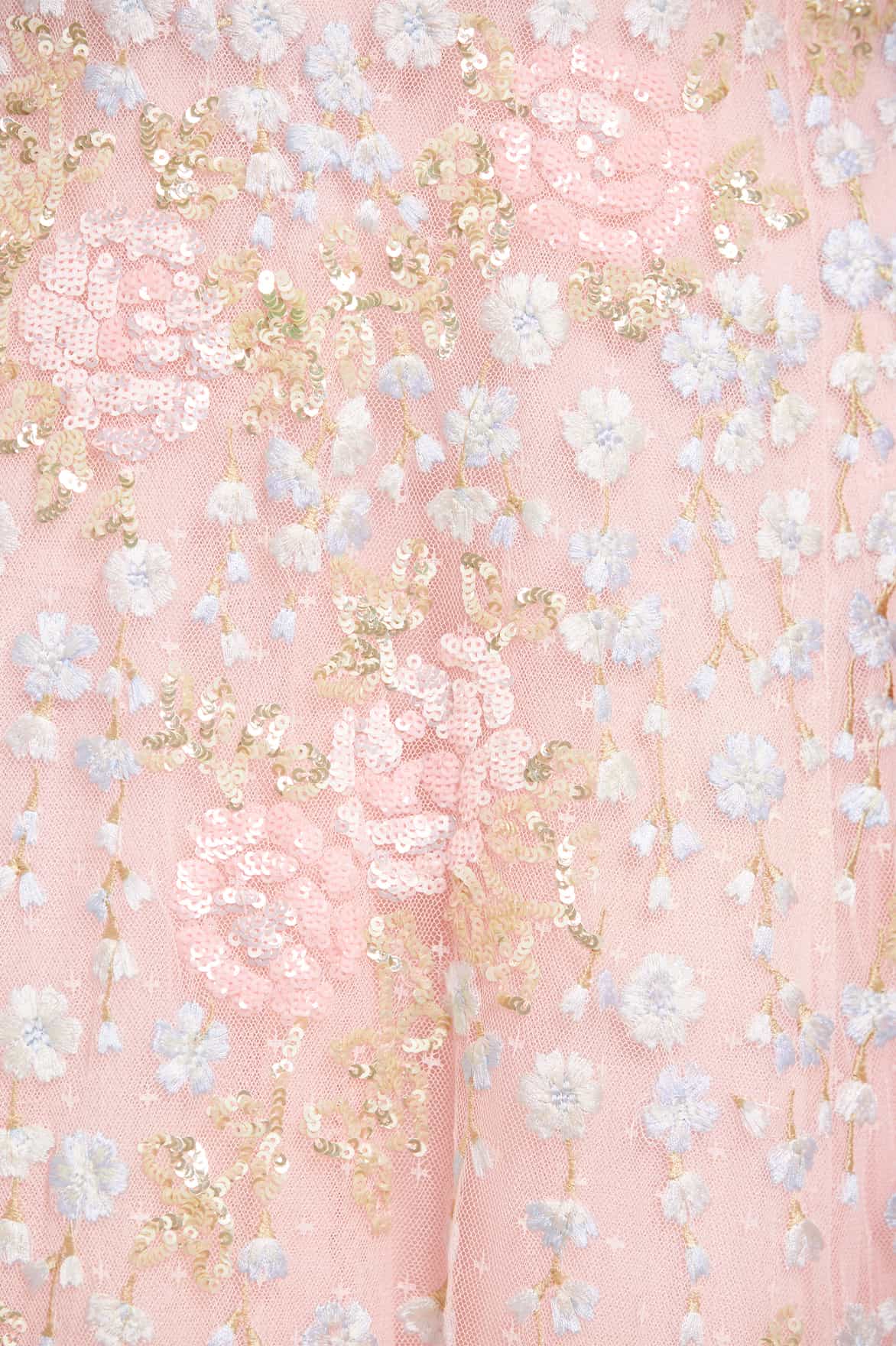 Cressida Floral Cape Ankle Gown - Image 5